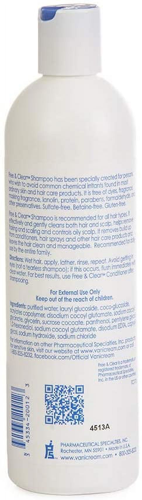 Vanicream Shampoo for Sensitive Skin, 12 fl oz