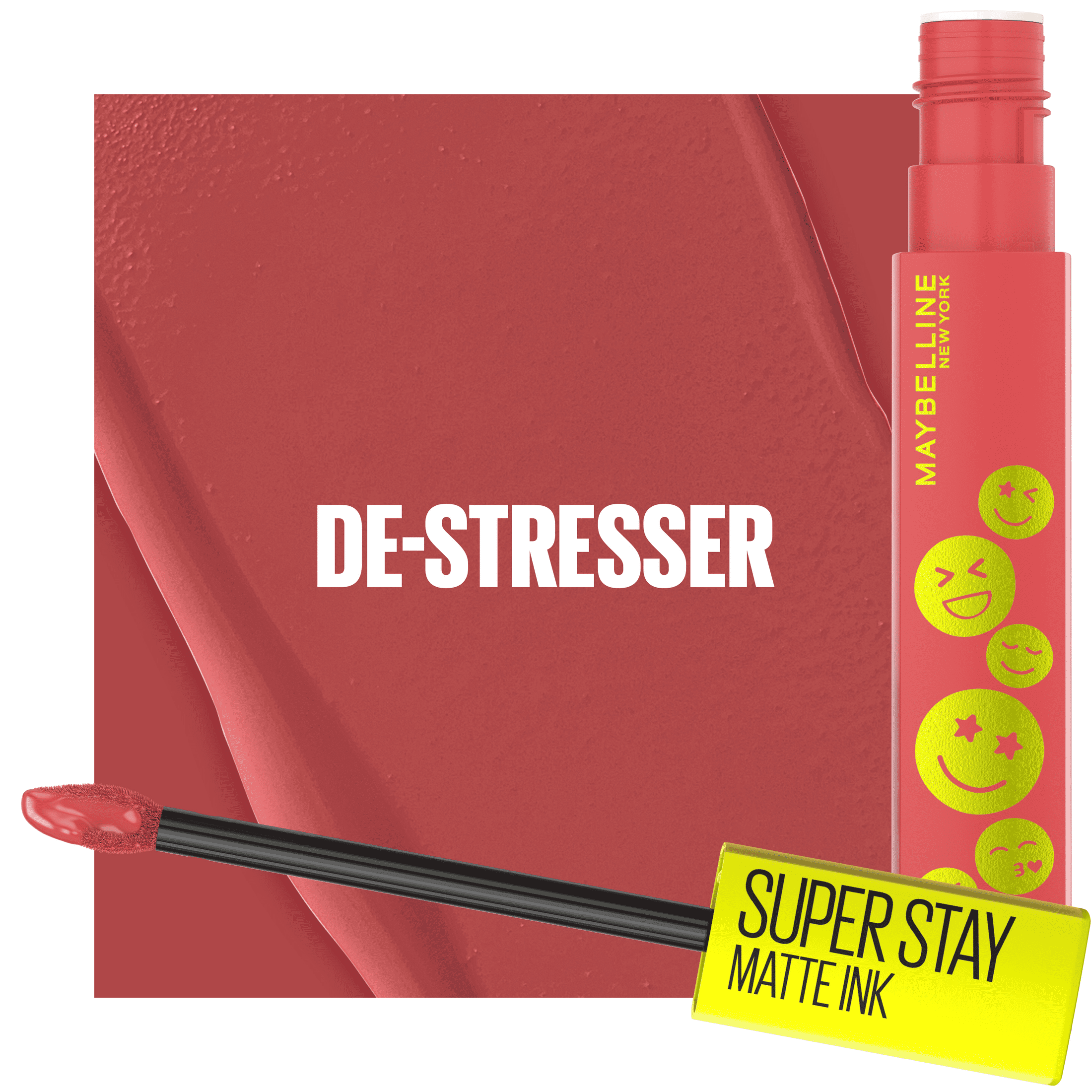 Maybelline Super Stay Matte Ink Moodmakers Collection Liquid Lipcolor, De-Stresser, 0.17 fl oz