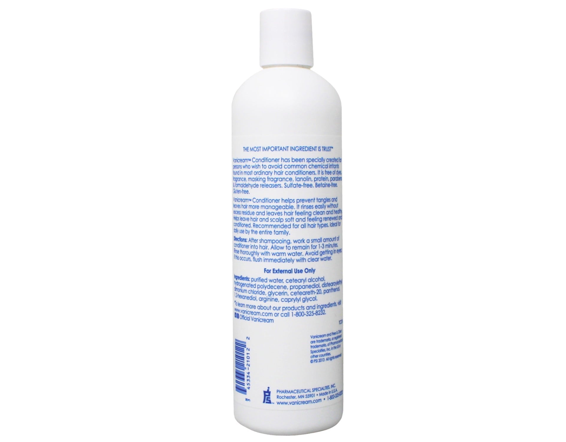Vanicream Hair Conditioner for Sensitive Skin, 12 FL OZ (Pack of 3)