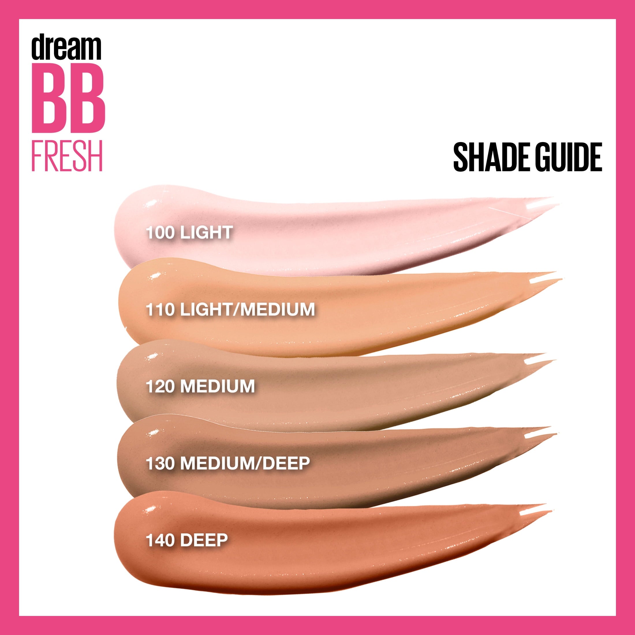 Maybelline Dream Fresh BB Cream 8 in 1 Skin Perfector, Medium, 1 fl. oz.