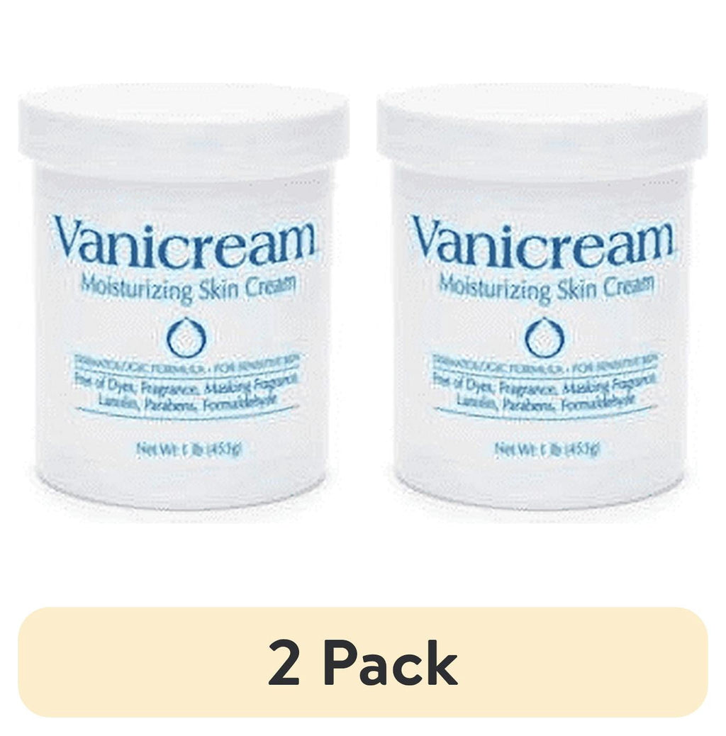 (2 pack) Vanicream Moisturizing Skin Cream 16 oz