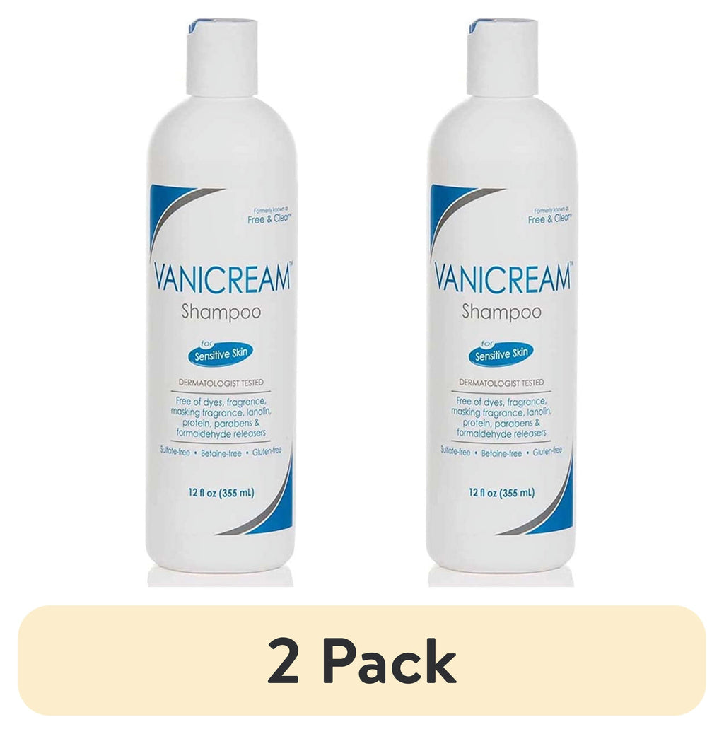 (2 pack) Free & Clear Shampoo 12 oz.