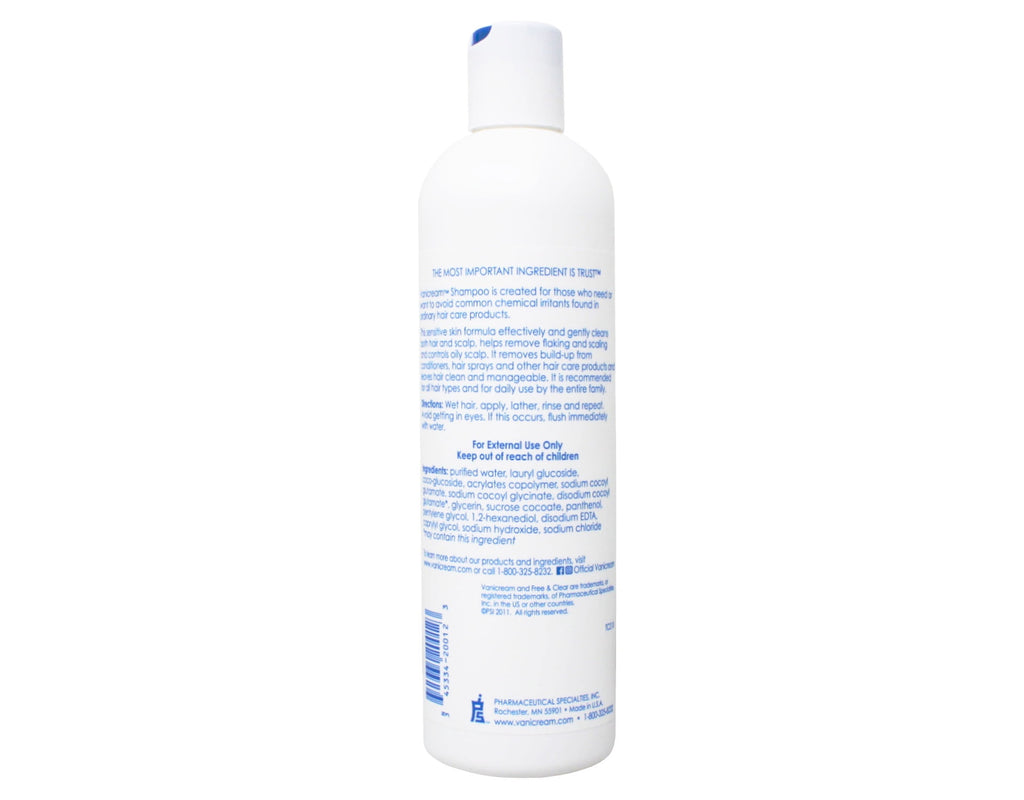 Vanicream Shampoo for Sensitive Skin, Dermatologist Tested, 12 fl oz (Pack of 2)