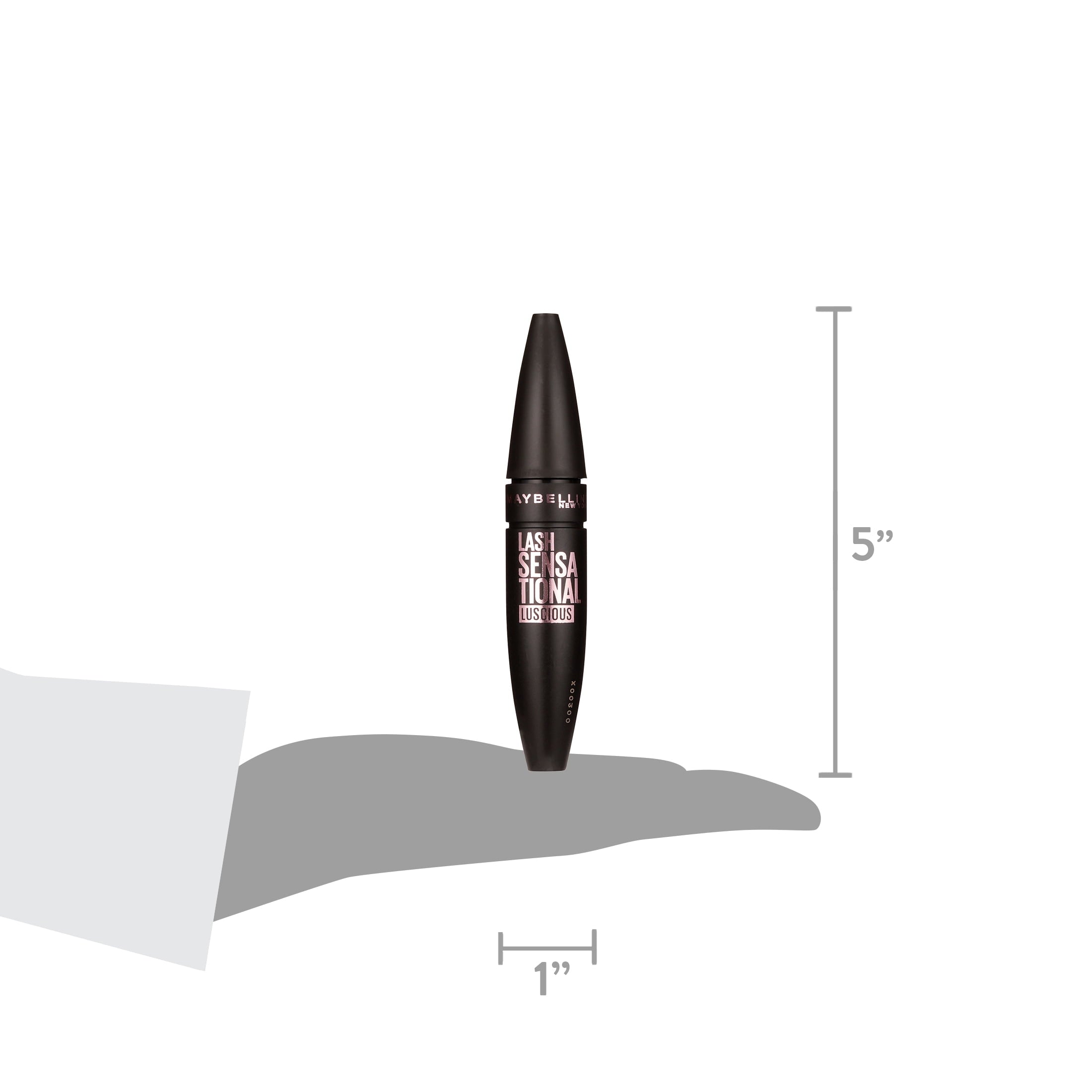 Maybelline Lash Sensational Luscious Washable Mascara in Blackest Black, 0.32 fl. oz.