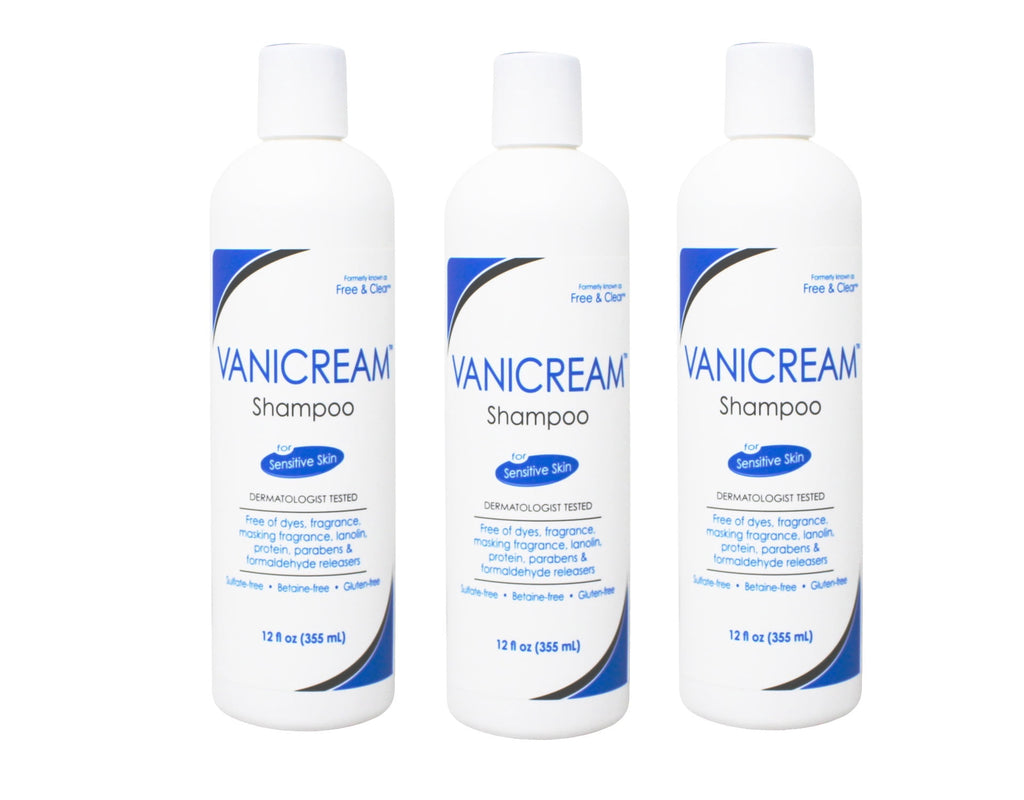 Free & Clear Shampoo 12 oz (Pack of 3)