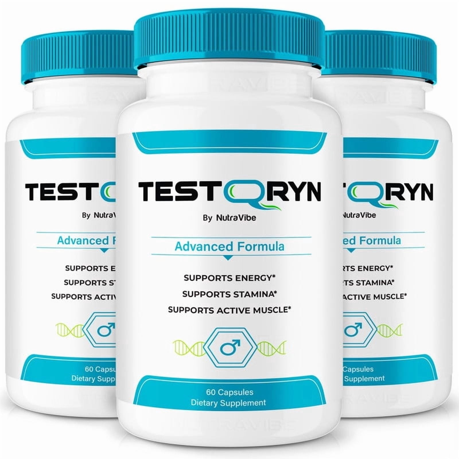 (3 Pack) Testoryn – Original Testoryn Capsules with a Natural Daily Blend for Energy & Wellness | Clean, Gentle, Easy-to-Swallow Pills (180 Capsules)