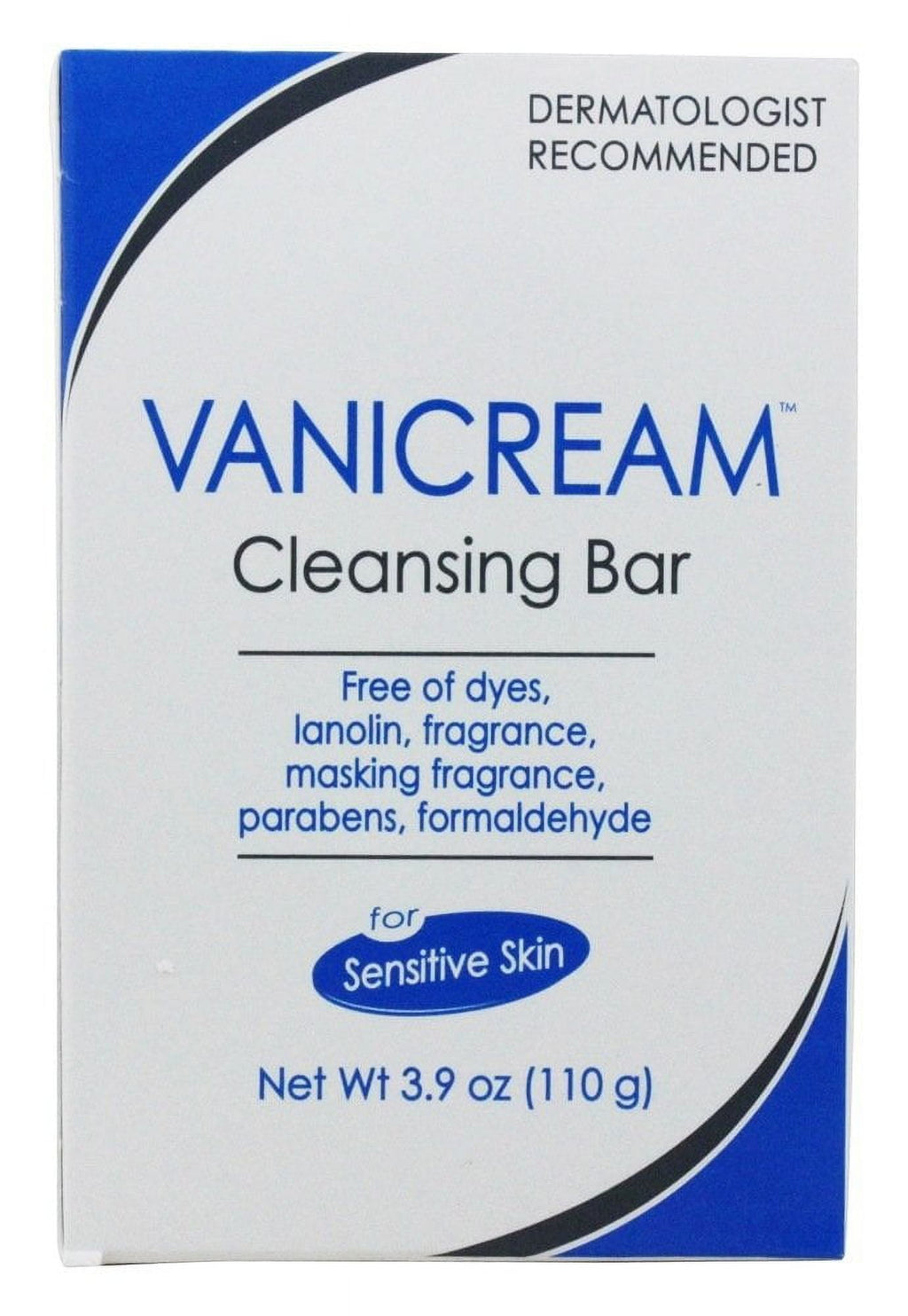 Vanicream Cleansing Bar Sensitive Skin, Fargrance Free, 3.9 Oz, 7-Pack