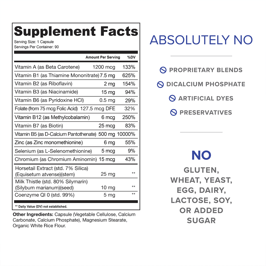 ClearZine Acne Treatment with Zinc & Pantothenic Acid, 90 Capsules, Vegetarian, Vegan, Gluten-Free