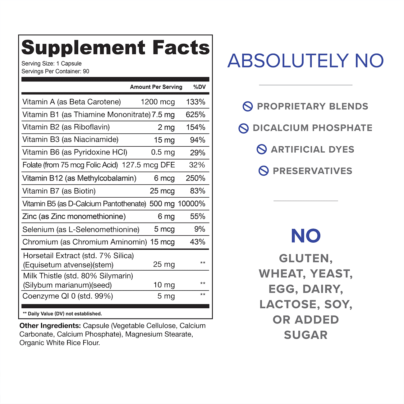 ClearZine Acne Treatment with Zinc & Pantothenic Acid, 90 Capsules, Vegetarian, Vegan, Gluten-Free