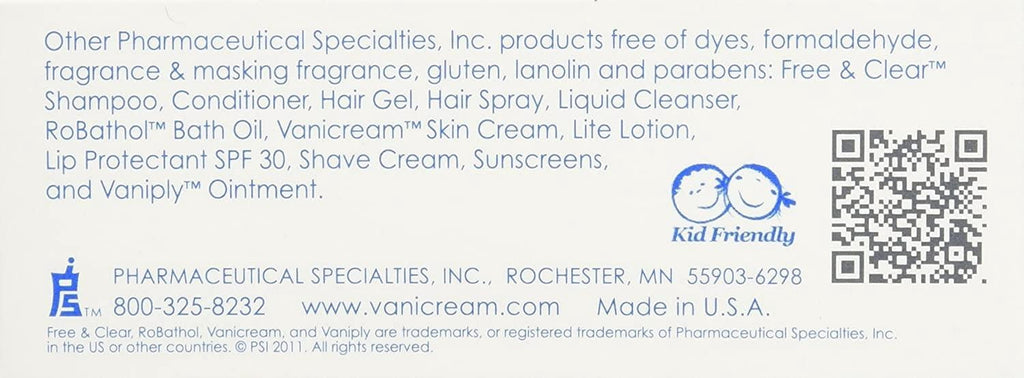 Vanicream Cleansing Bar Sensitive Skin, Fragrance-Free, 3.9 oz, 8 Pack