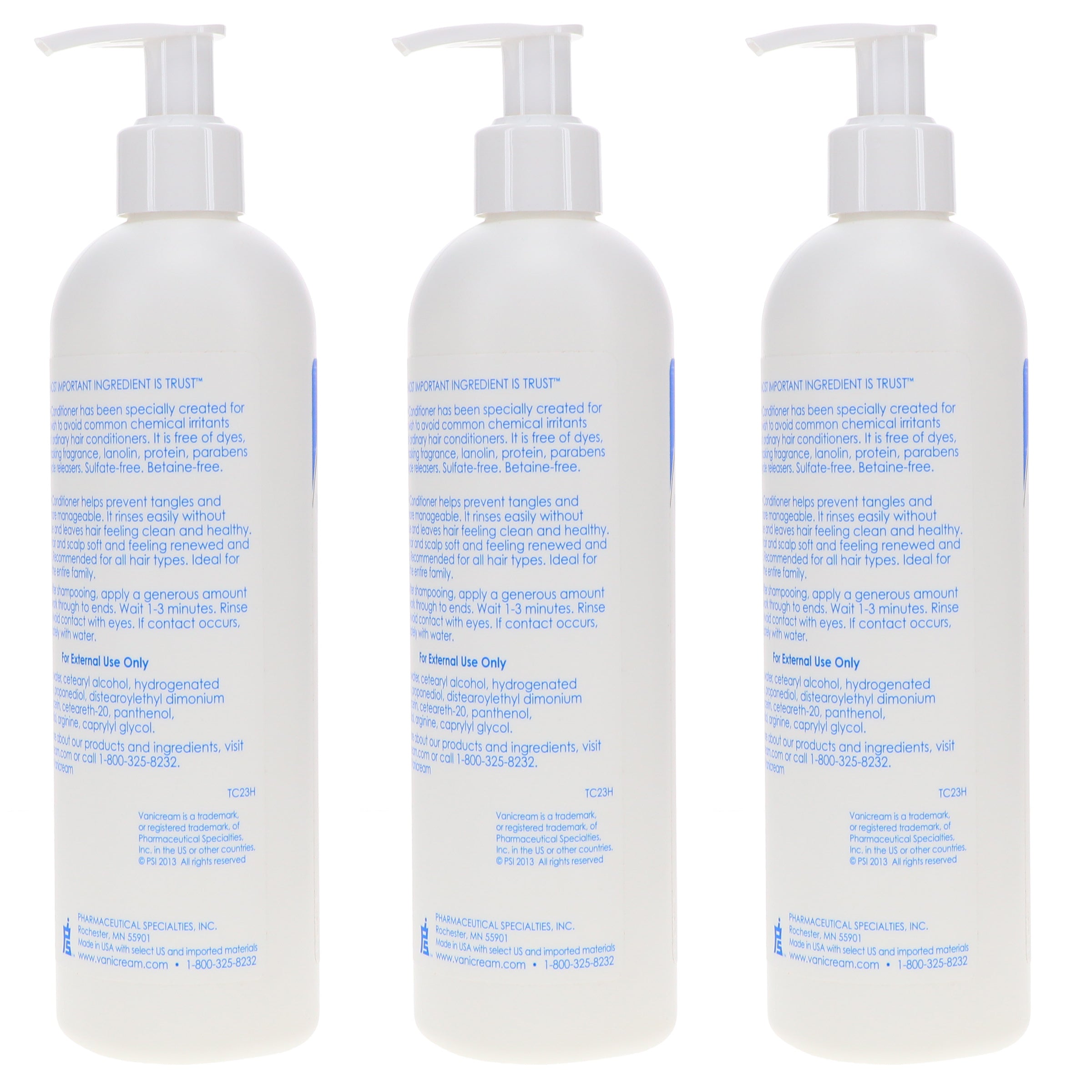 Vanicream Conditioner 12 oz 3 Pack
