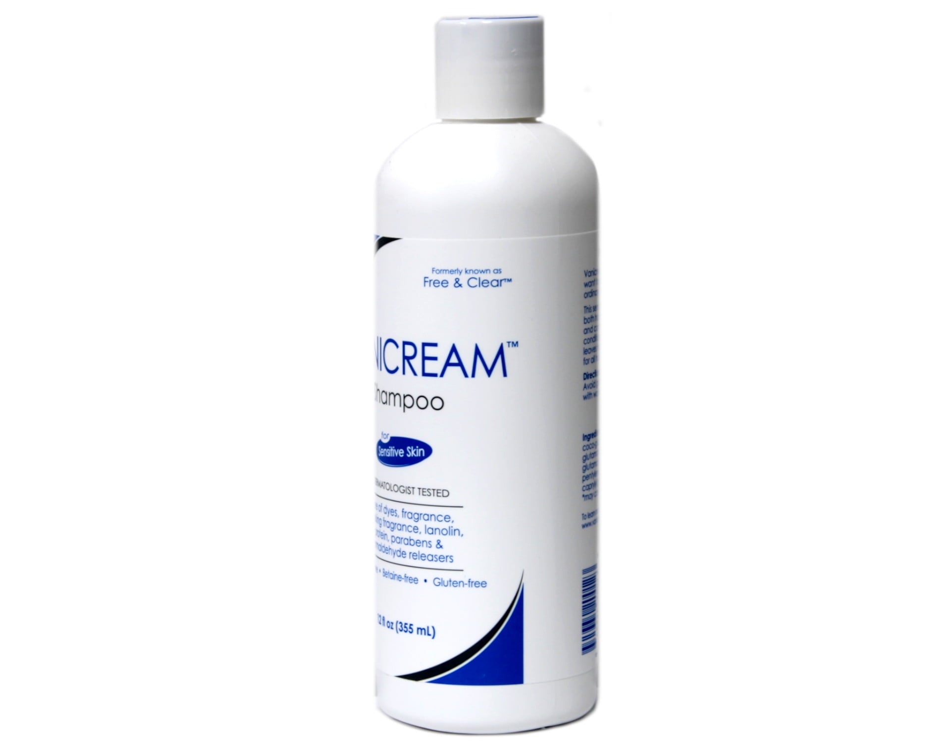 4 Pack - Vanicream Hair Shampoo for Sensitive Skin , 12 FL OZ