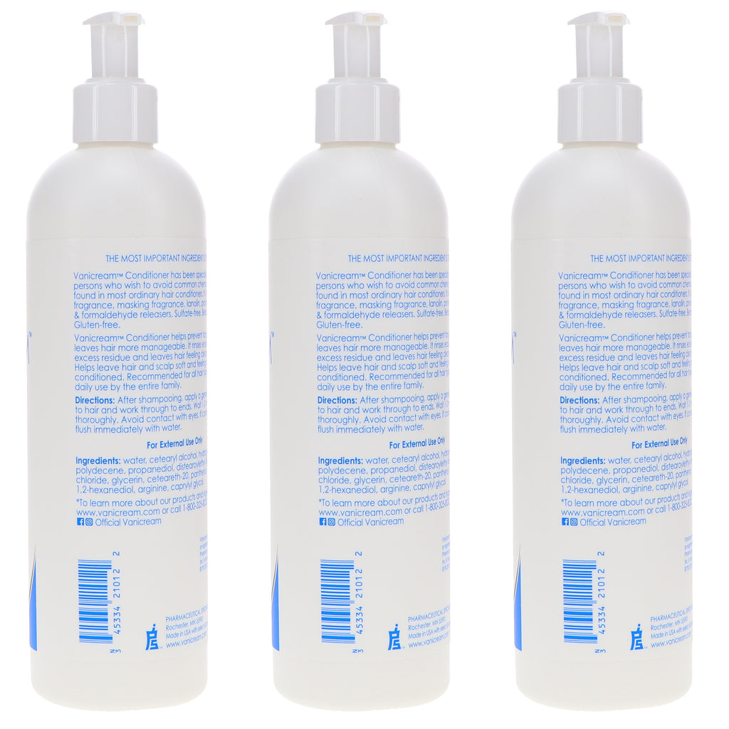 Vanicream Conditioner 12 oz 3 Pack