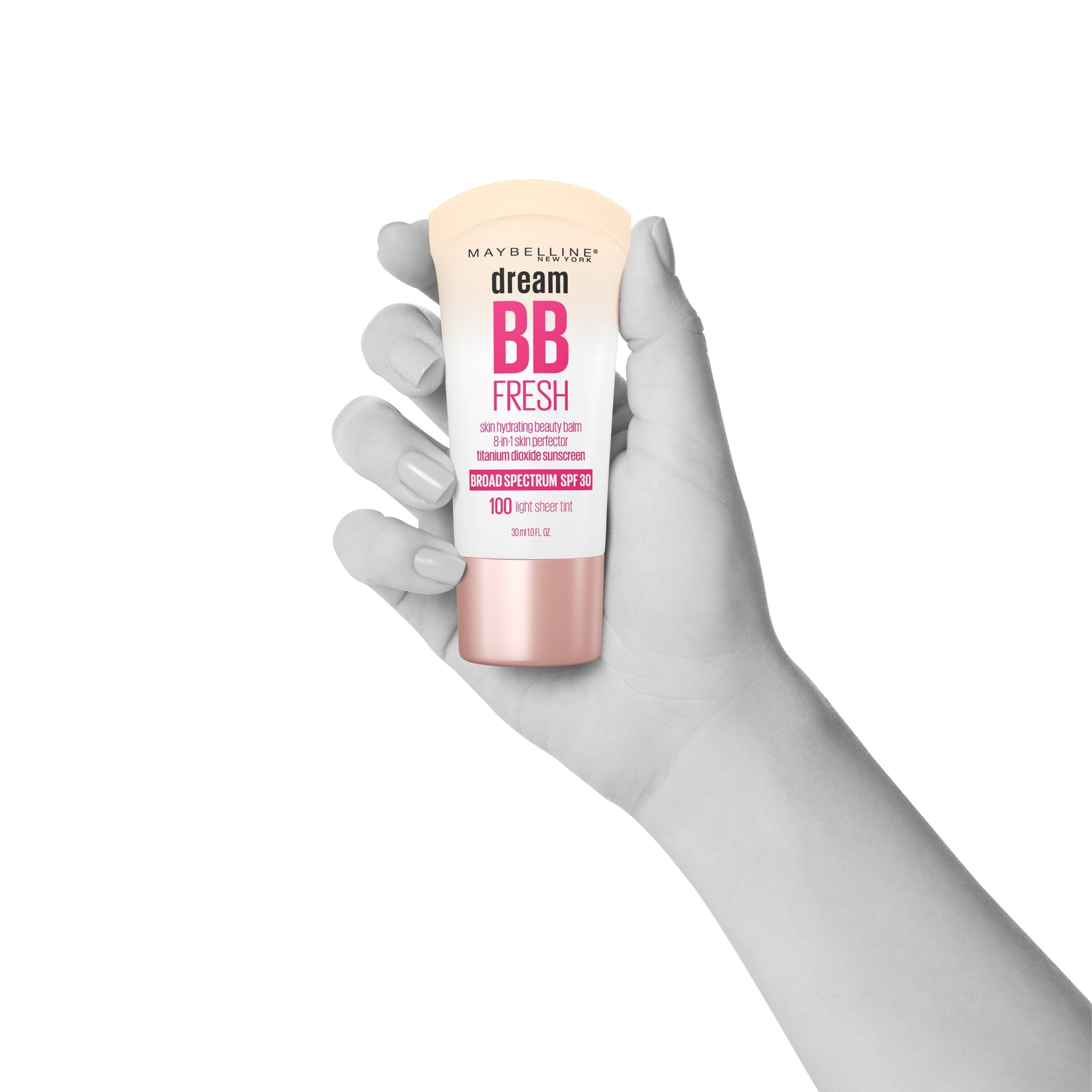 Maybelline Dream Fresh 8-in-1 Skin Perfector BB Cream Face Makeup, Light, 1 fl oz