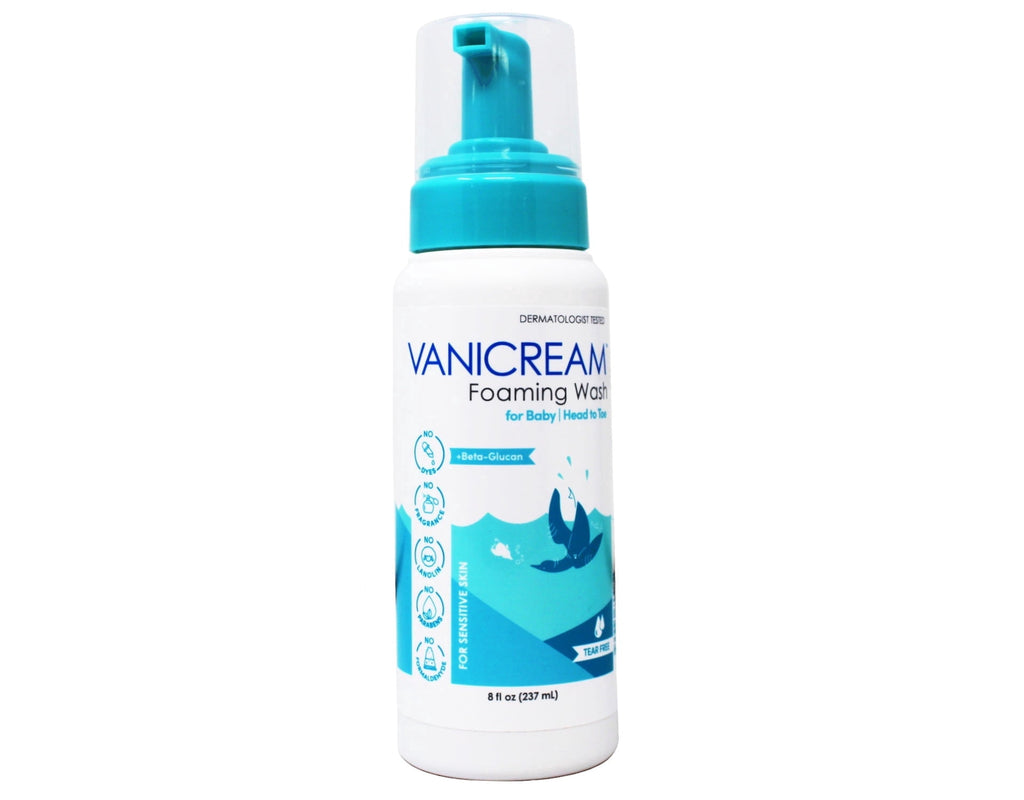 (2 pack) Vanicream Foaming Wash, For Baby, Sensitive Skin, Tear Free, 8 fl oz (237 ml)