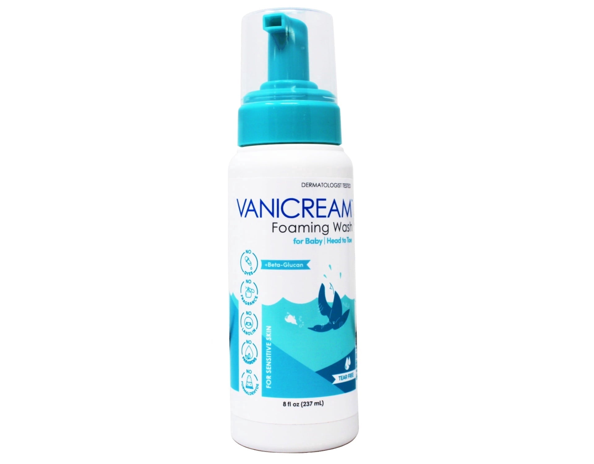 (3 pack) Vanicream Foaming Wash, For Baby, Sensitive Skin, Tear Free, 8 fl oz (237 ml)