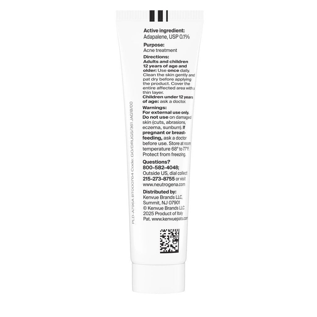 Neutrogena Evenly Clear Retinoid, Adapalene Gel 0.1%, 0.5 oz