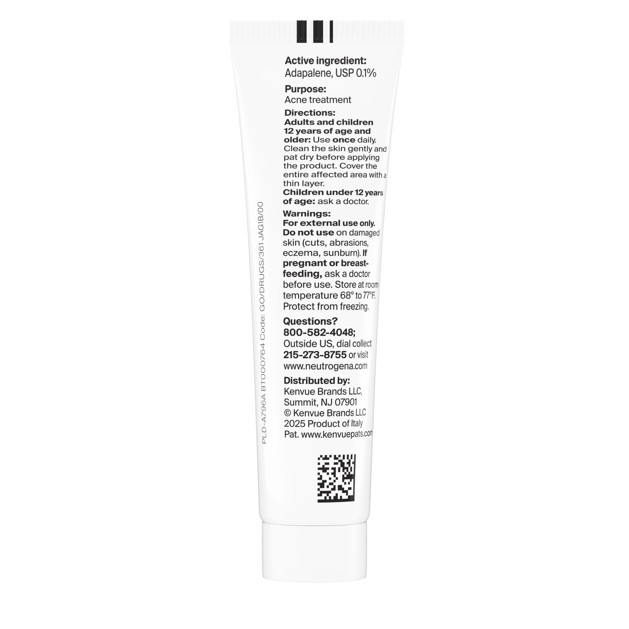 Neutrogena Evenly Clear Retinoid, Adapalene Gel 0.1%, 0.5 oz