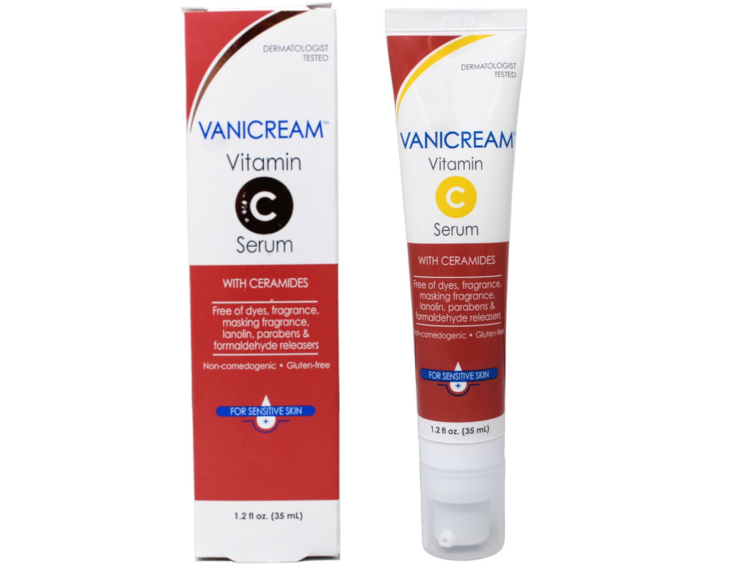 2 Pack - Vanicream Vitamin C Face Serum with Ceramides for Sensitive Skin - 1.2 fl oz