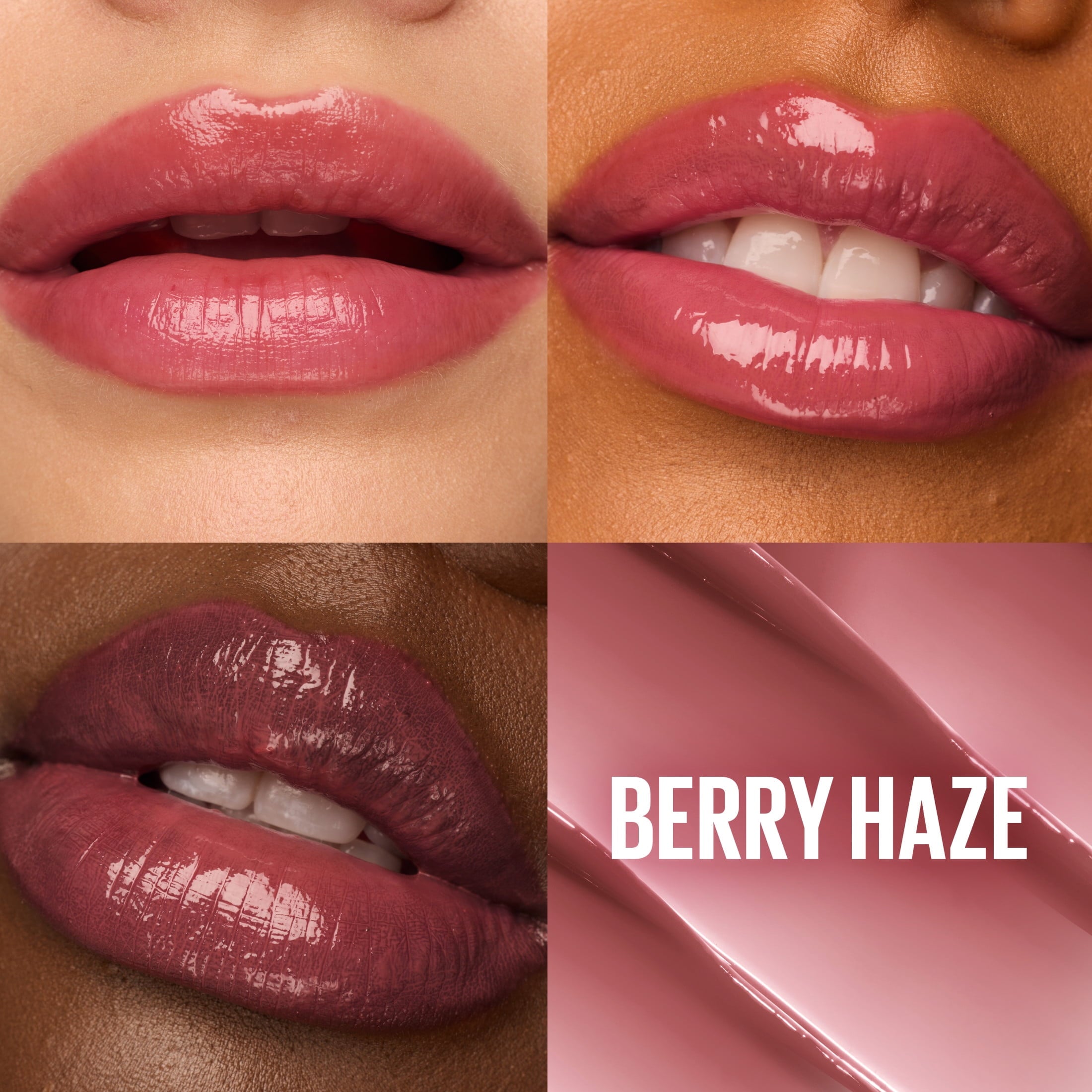 Maybelline Lifter Glaze Hydrating Lip Gloss Oil Balm with Hydrating Oil Blend, Berry Haze, 0.1 oz