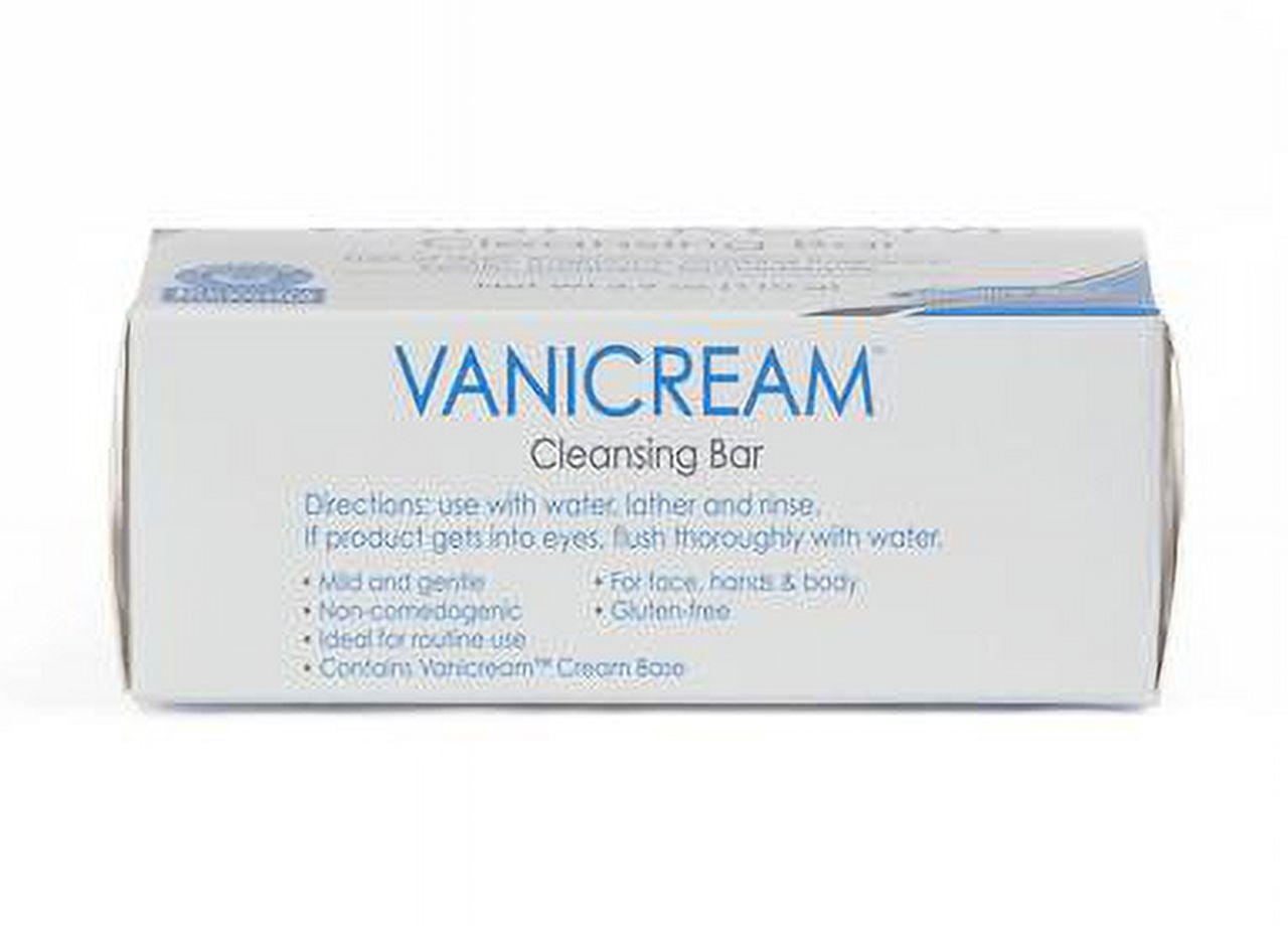 Vanicream Cleansing Bar for Sensitive Skin 3.9 Oz (Pack of 2)