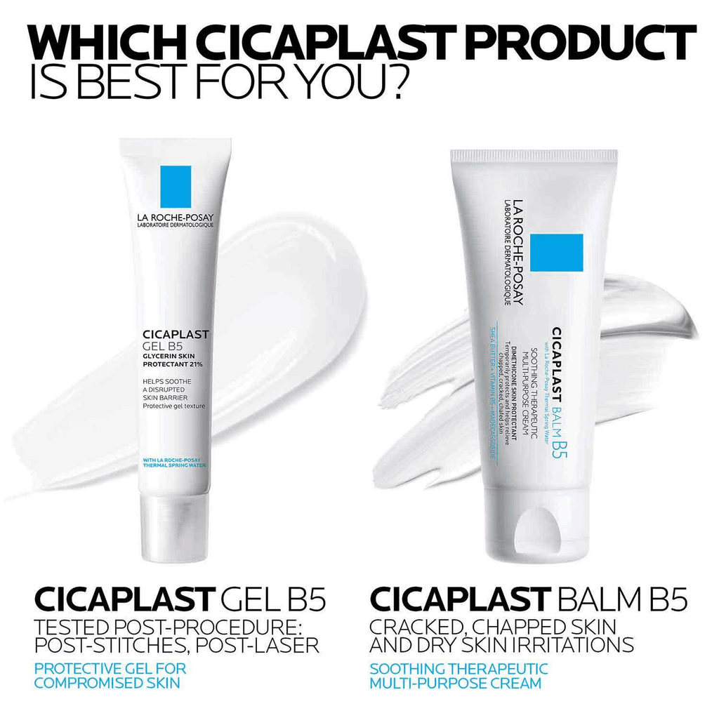 La Roche-Posay Cicaplast Gel B5 Skin Protectant & Healing Gel for Sensitive and Post-Procedure Skin, 1.35 fl oz