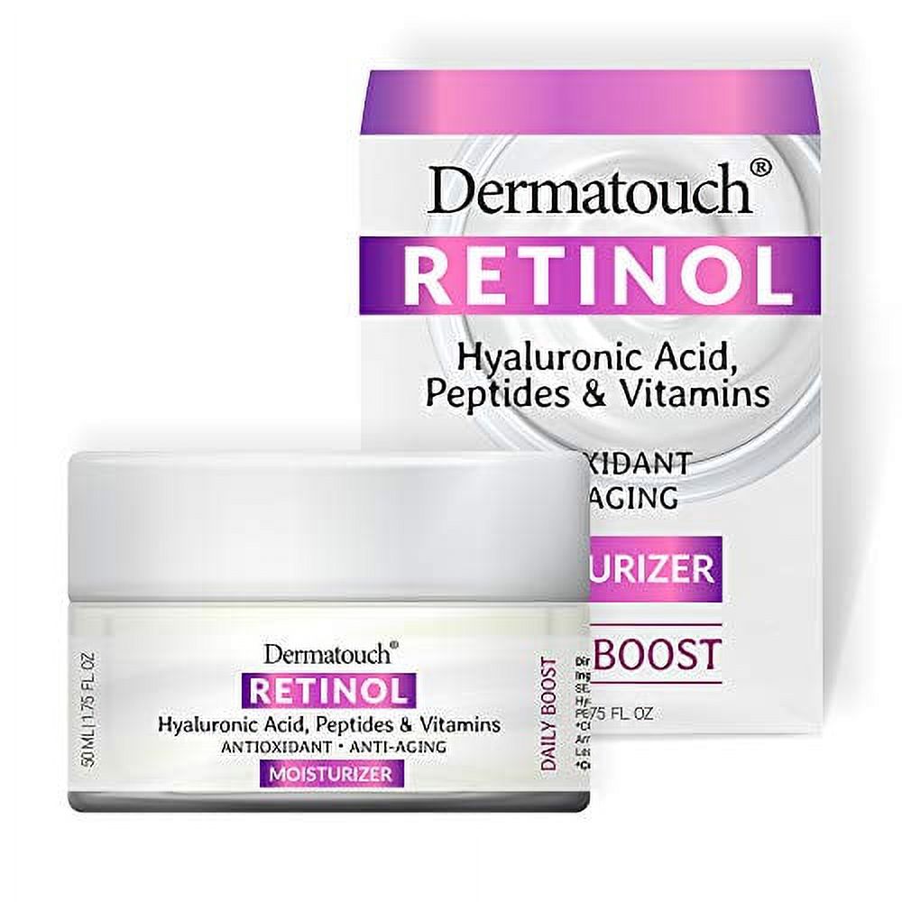 Dermatouch Retinol Face Moisturizer Anti Aging Skincare with Hyaluronic Acid, 1.75 fl Oz