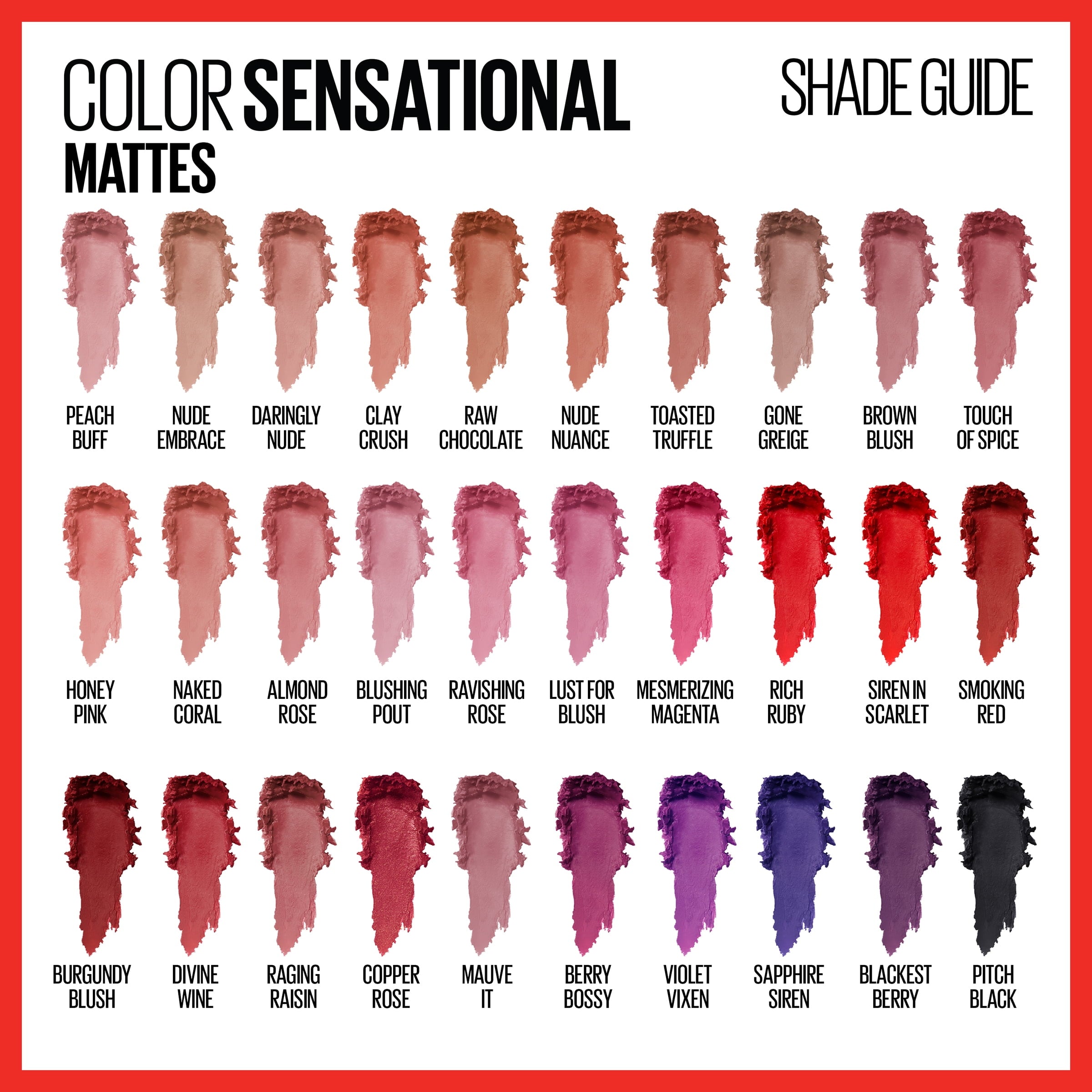 Maybelline Color Sensational The Mattes, Matte Finish Lipstick Makeup, Honey Pink, 0.15 oz.