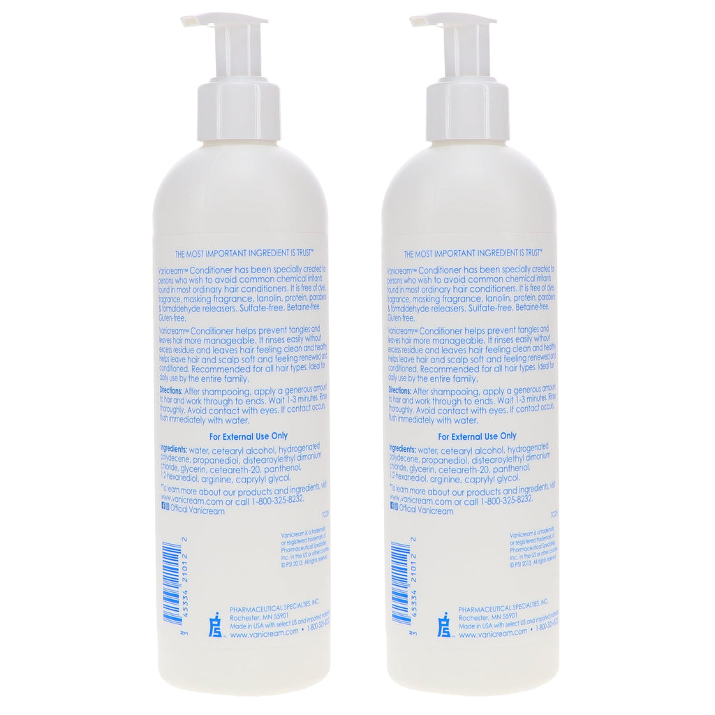 Vanicream Conditioner 12 oz 2 Pack