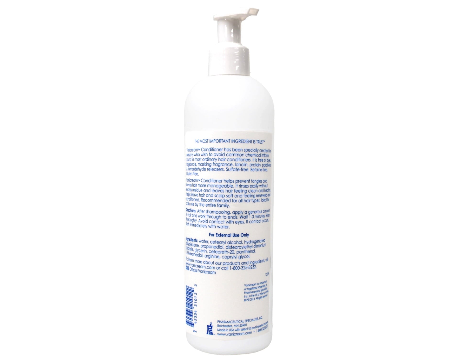 Vanicream Hair Conditioner for Sensitive Skin, 12 fl oz Each