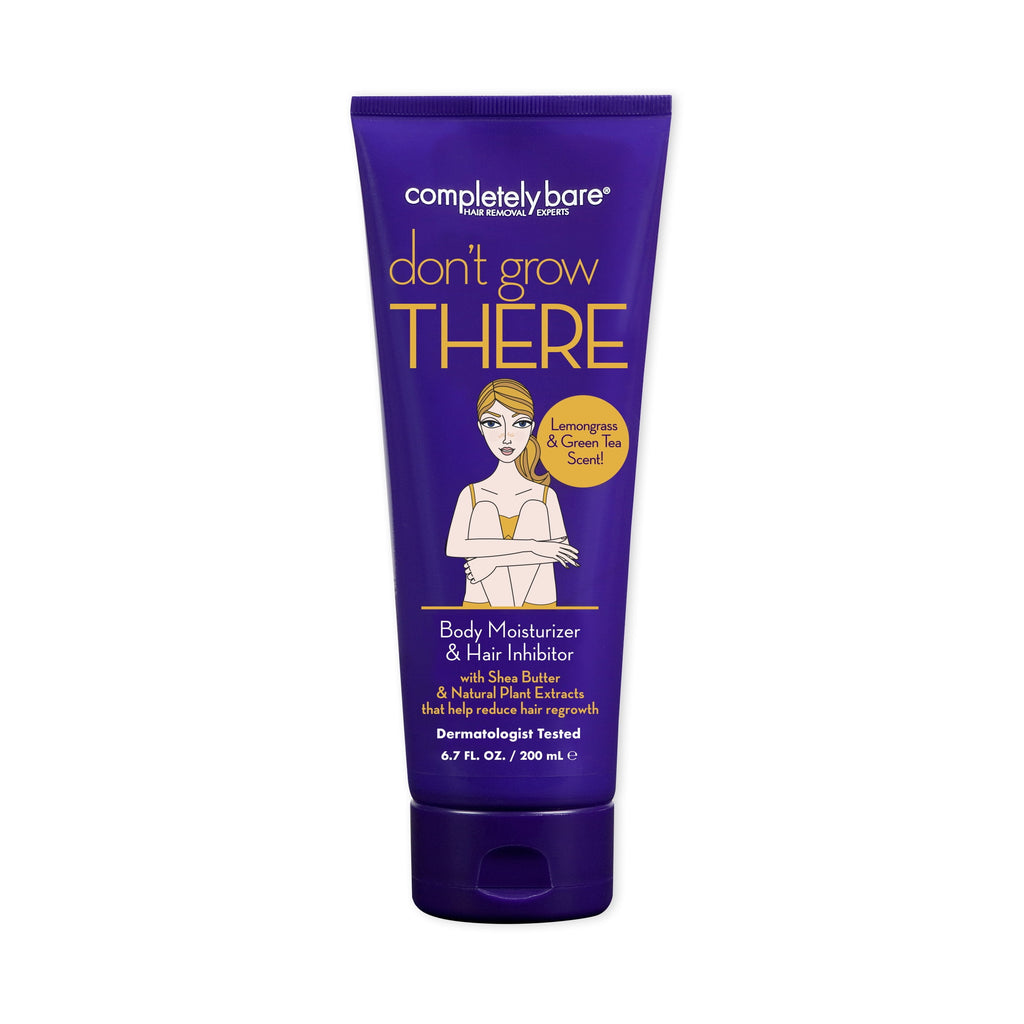 Completely Bare don't grow THERE Body Moisturizer & Hair Inhibitor, 6.7 FL OZ