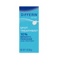 Differin Acne Spot Treatment with 10% Benzoyl Peroxide, Maximum Strength, Fast-Acting, Acne Treatment for Face & Body, 1 oz