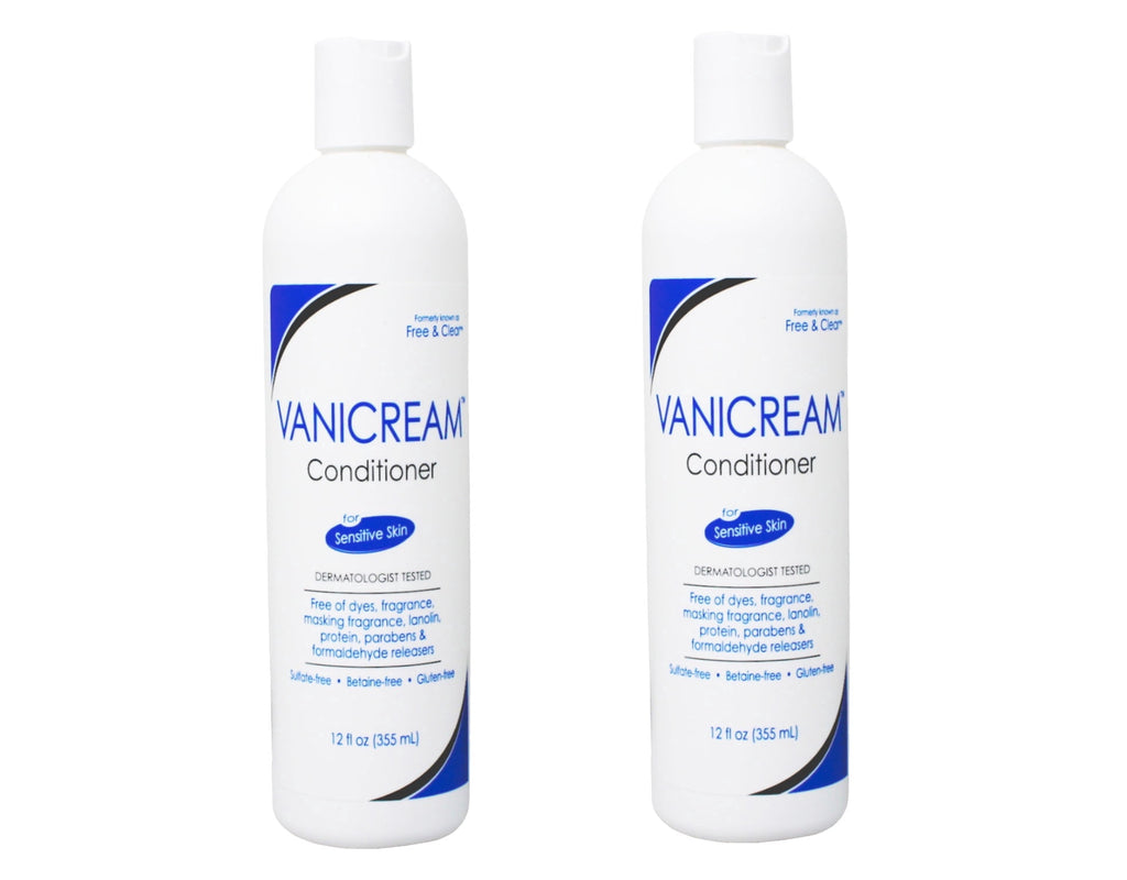 Vanicream Hair Conditioner for Sensitive Skin, 12 FL OZ (Pack of 2)