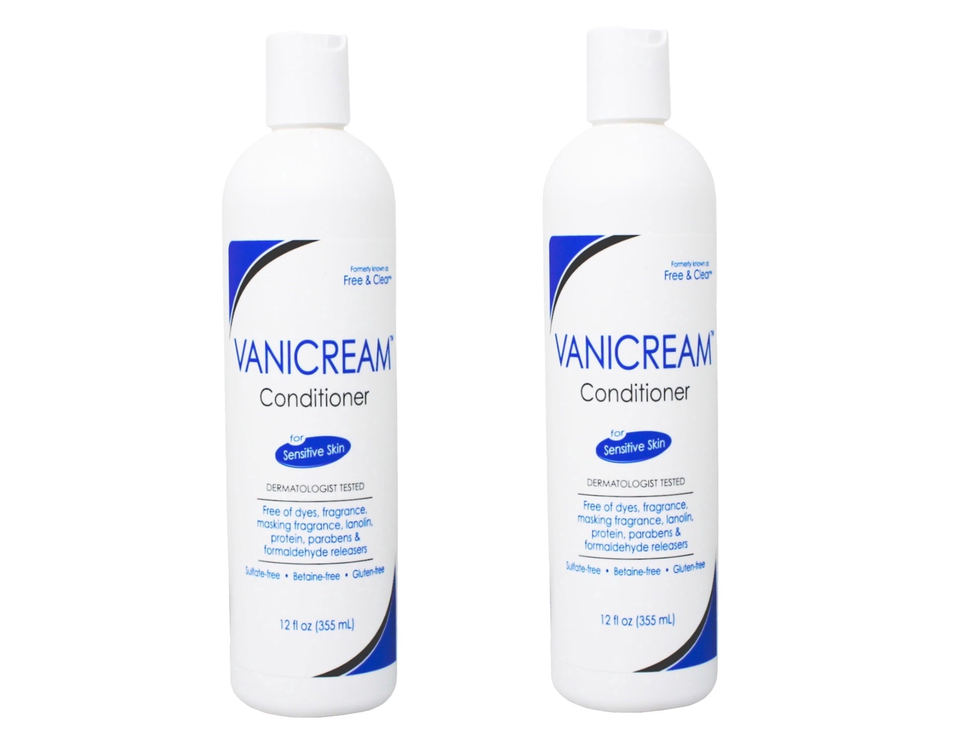Vanicream Hair Conditioner for Sensitive Skin, 12 FL OZ (Pack of 2)
