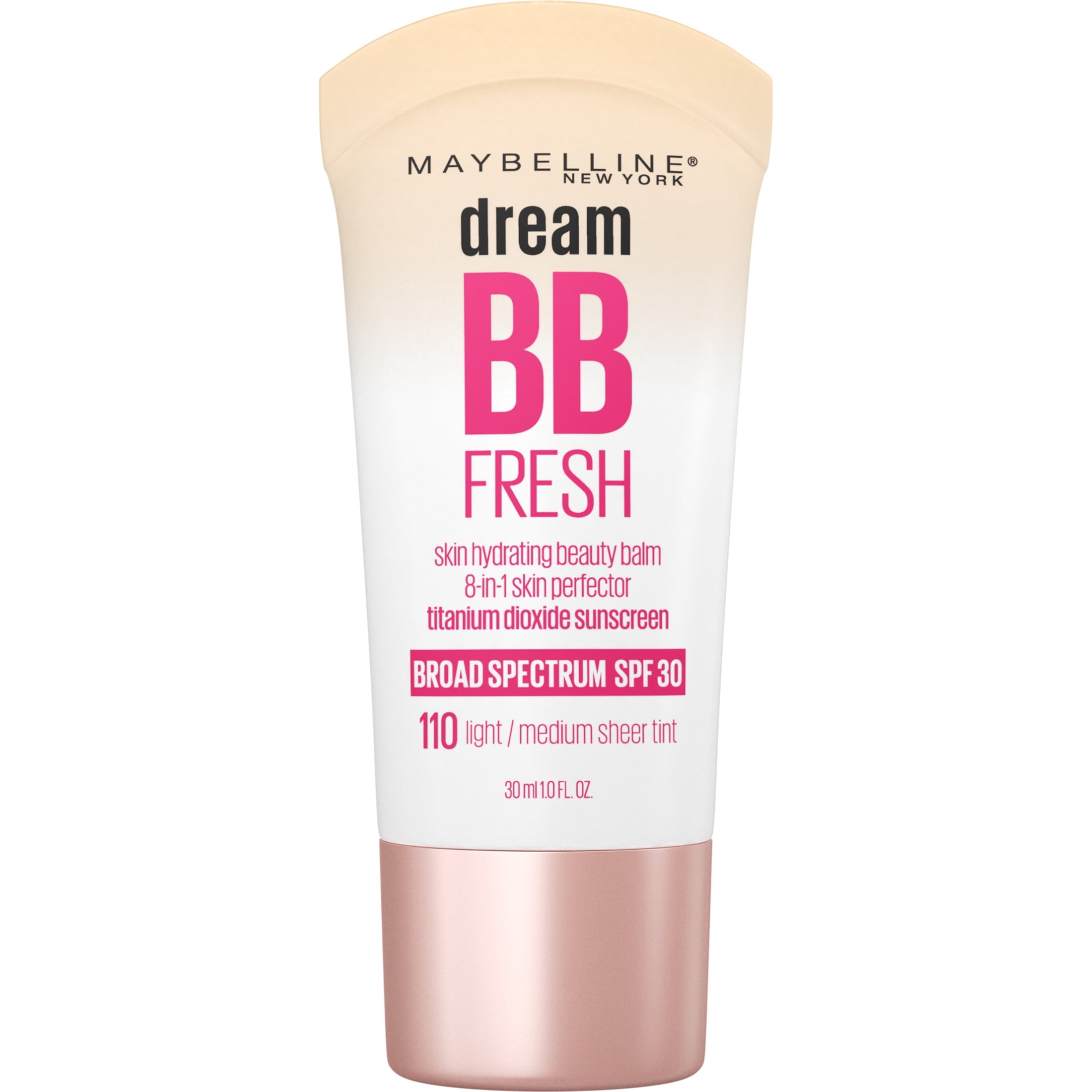 Maybelline Dream Fresh 8 in 1 Skin Perfector BB Cream, Light Medium, 1 fl oz