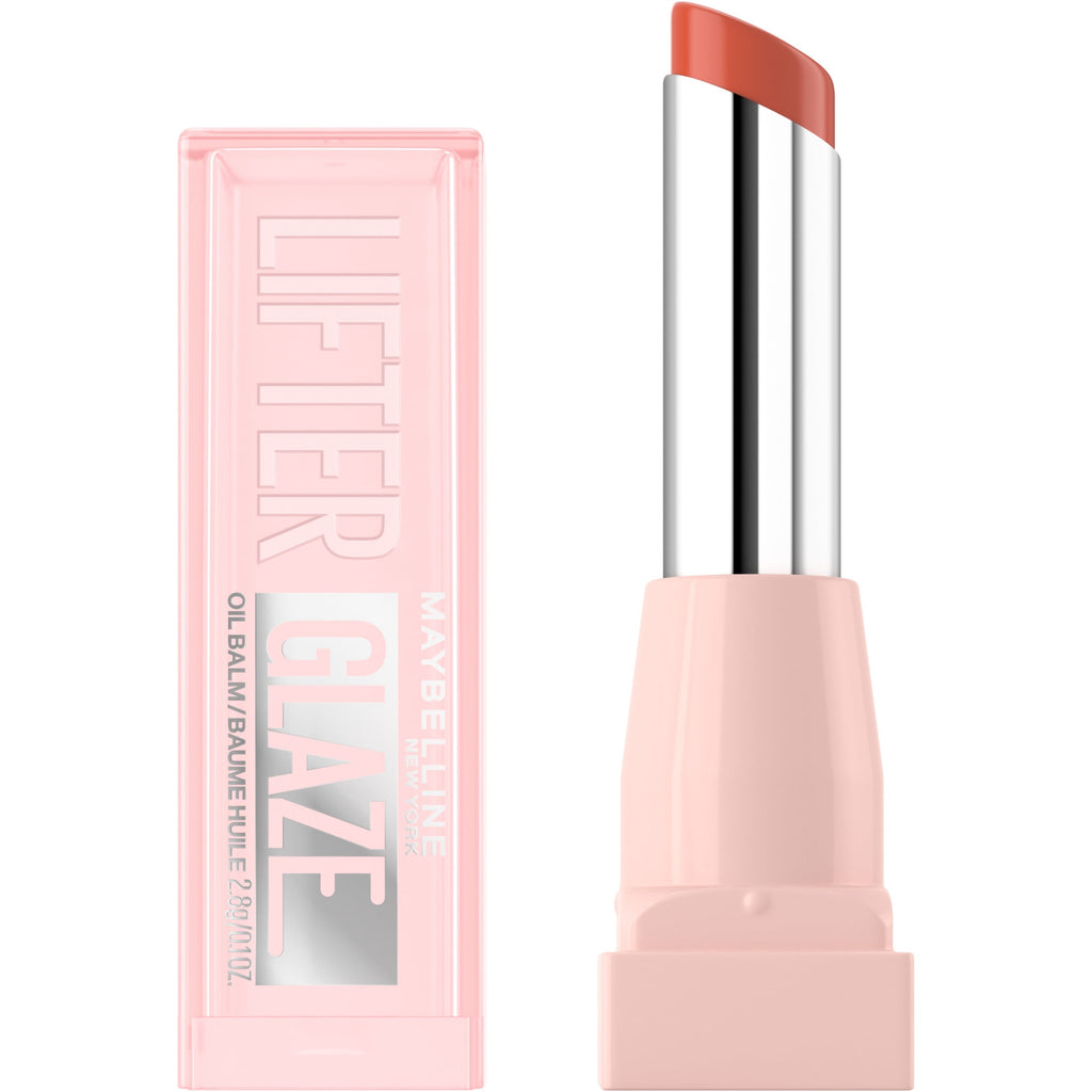 Maybelline Lifter Glaze Hydrating Lip Gloss Oil Balm with Hydrating Oil Blend, Caramel Glow, 0.1 oz