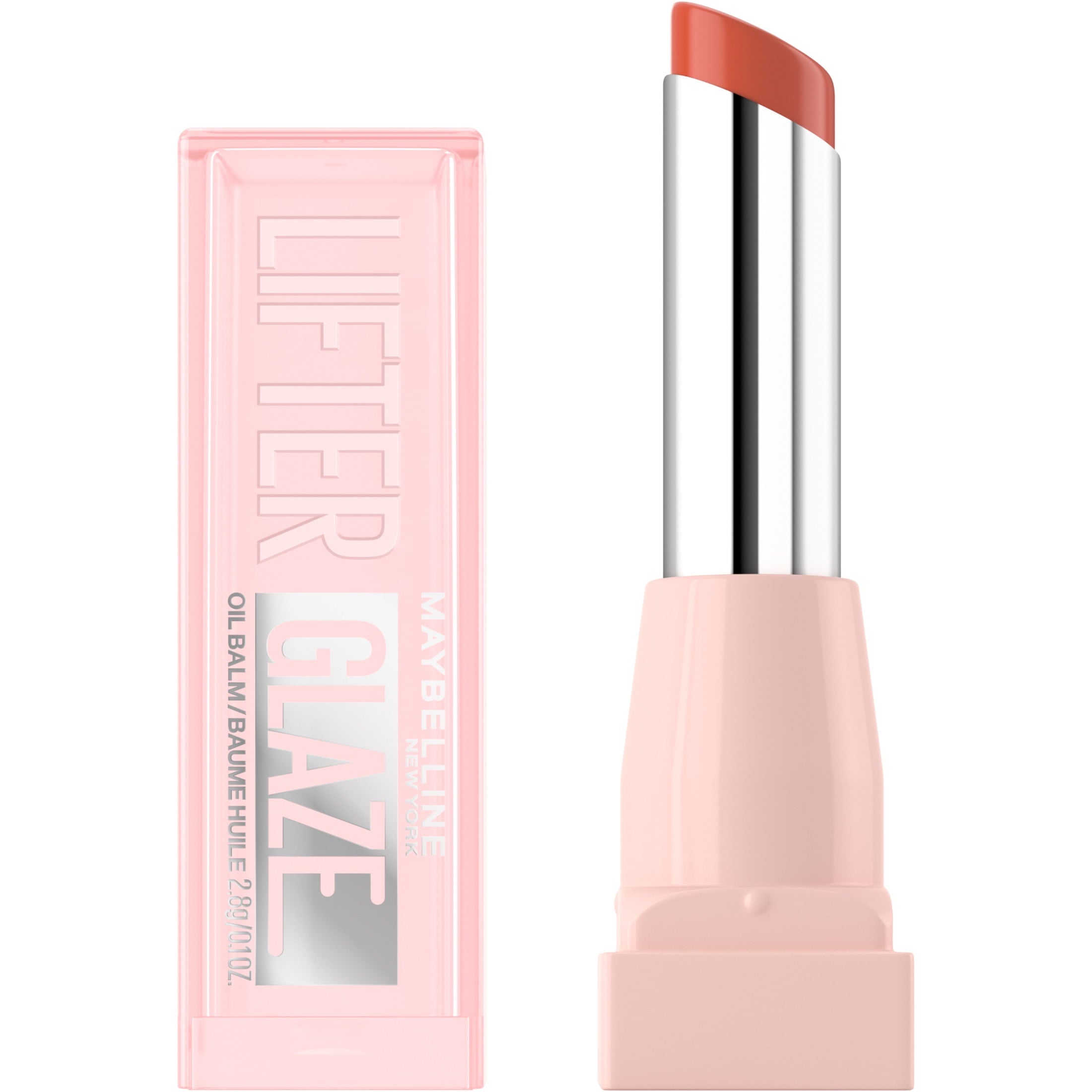 Maybelline Lifter Glaze Hydrating Lip Gloss Oil Balm with Hydrating Oil Blend, Caramel Glow, 0.1 oz