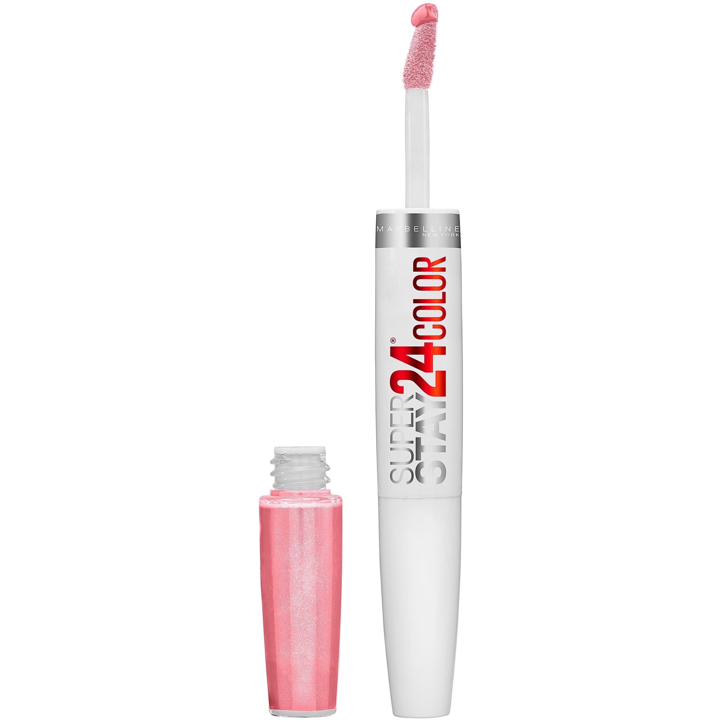 Maybelline Super Stay 24 2-Step Liquid Lipstick Makeup, So Pearly Pink, 1 kit