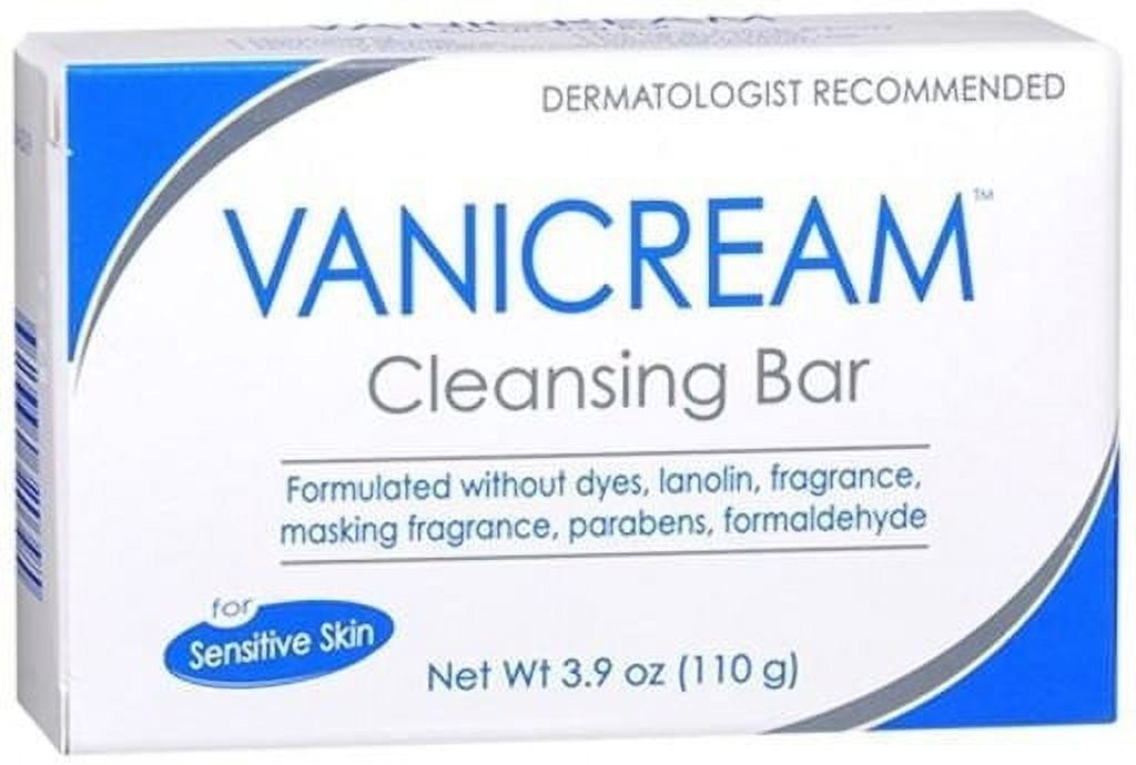 Vanicream Cleansing Bar for Sensitive Skin 3.90 Oz (Pack of 3)