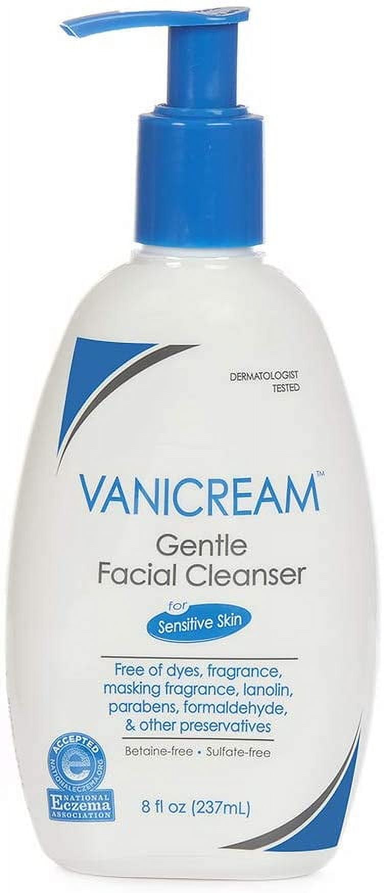 Vanicream For Sensitive Skin Gentle Facial Cleanser, 8 fl oz