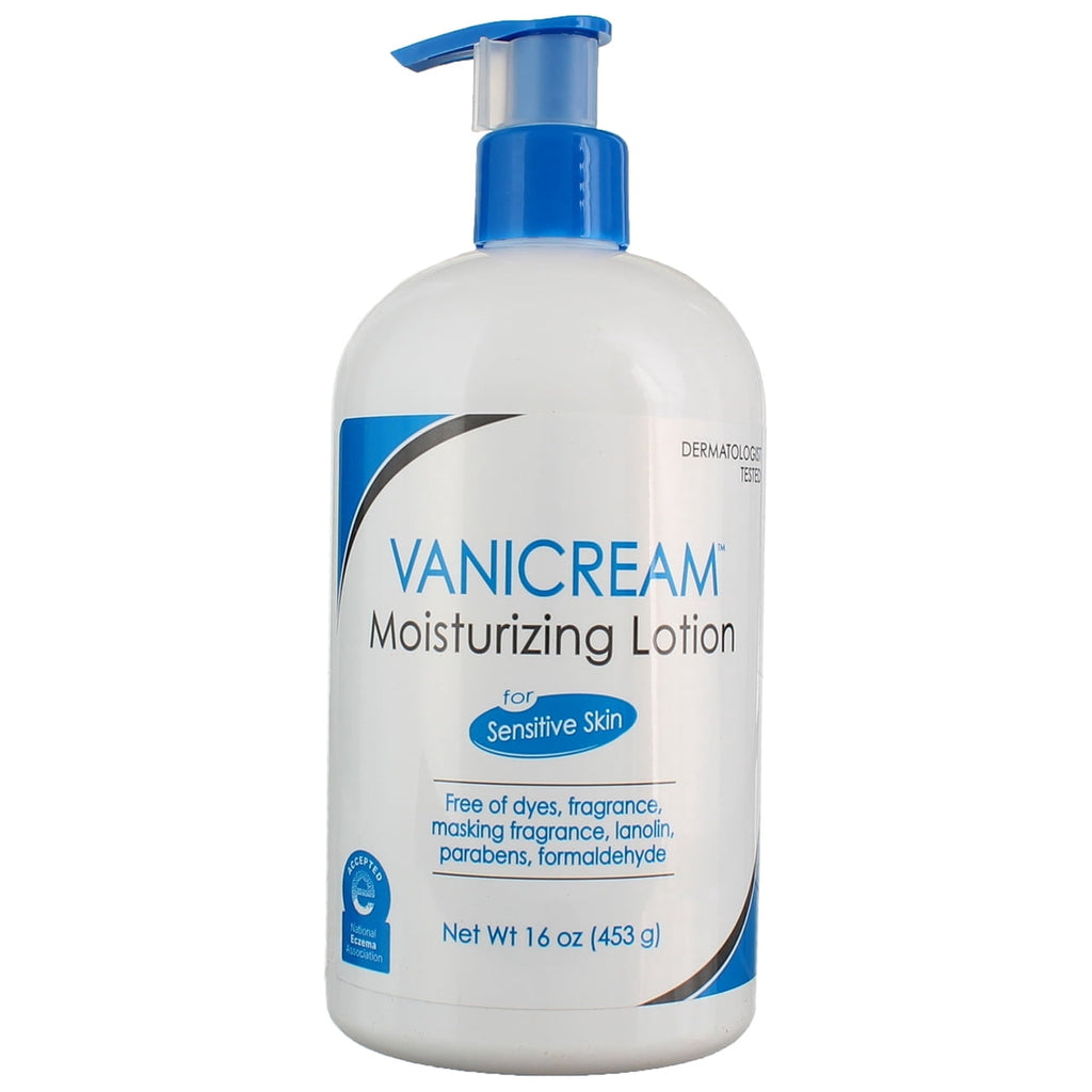 Vanicream Moisturizing Lotion with Pump | Fragrance and Gluten Free | For Sensitive Skin | 16 Ounce (Pack of 1)