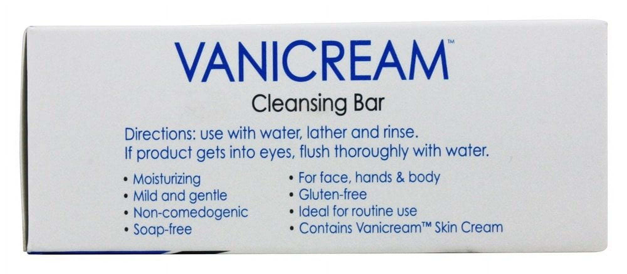 Vanicream Cleansing Bar Sensitive Skin, Fargrance Free, 3.9 Oz, 7-Pack