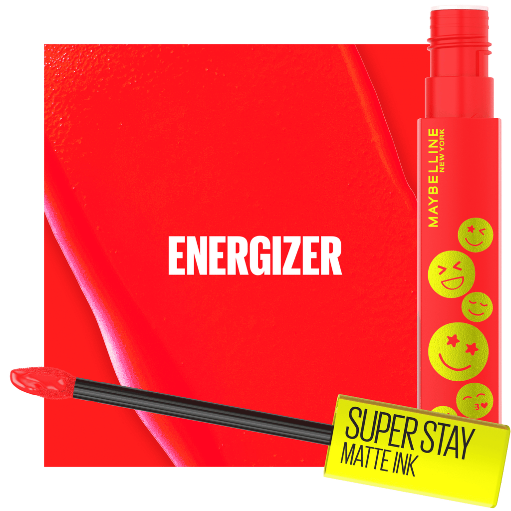 Maybelline Super Stay Matte Ink Moodmakers Collection Liquid Lipcolor, Energizer, 0.17 fl oz