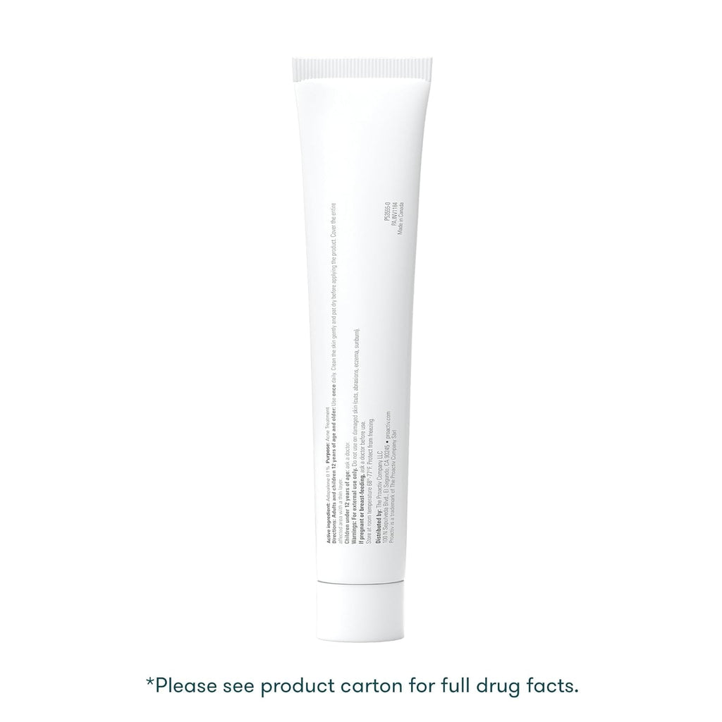 ProactivMD Paraben Free Adapalene Gel Acne Treatment, Prescription Strength Retinoid for Face and Body Acne, 0.1% Solution, 1.6 Oz
