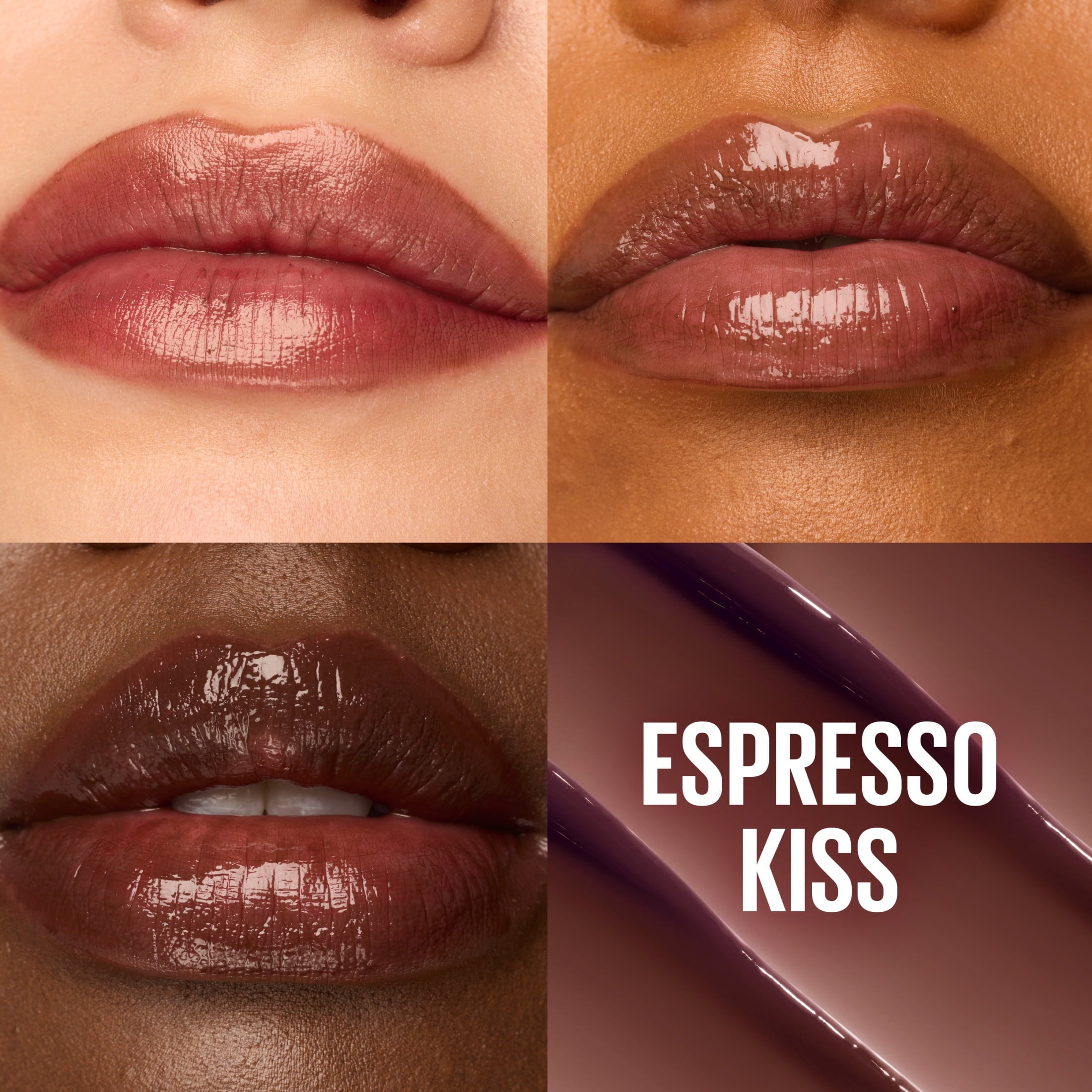 Maybelline Lifter Glaze Hydrating Lip Gloss Oil Balm with Hydrating Oil Blend, Espresso Kiss, 0.1 oz