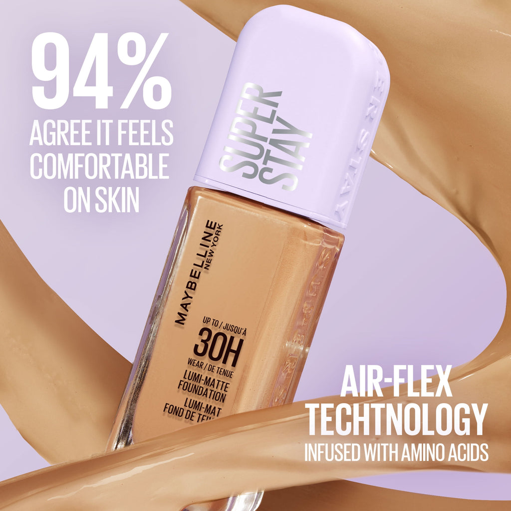 Maybelline Super Stay Lumi-Matte Foundation Makeup, 250, 1 fl oz