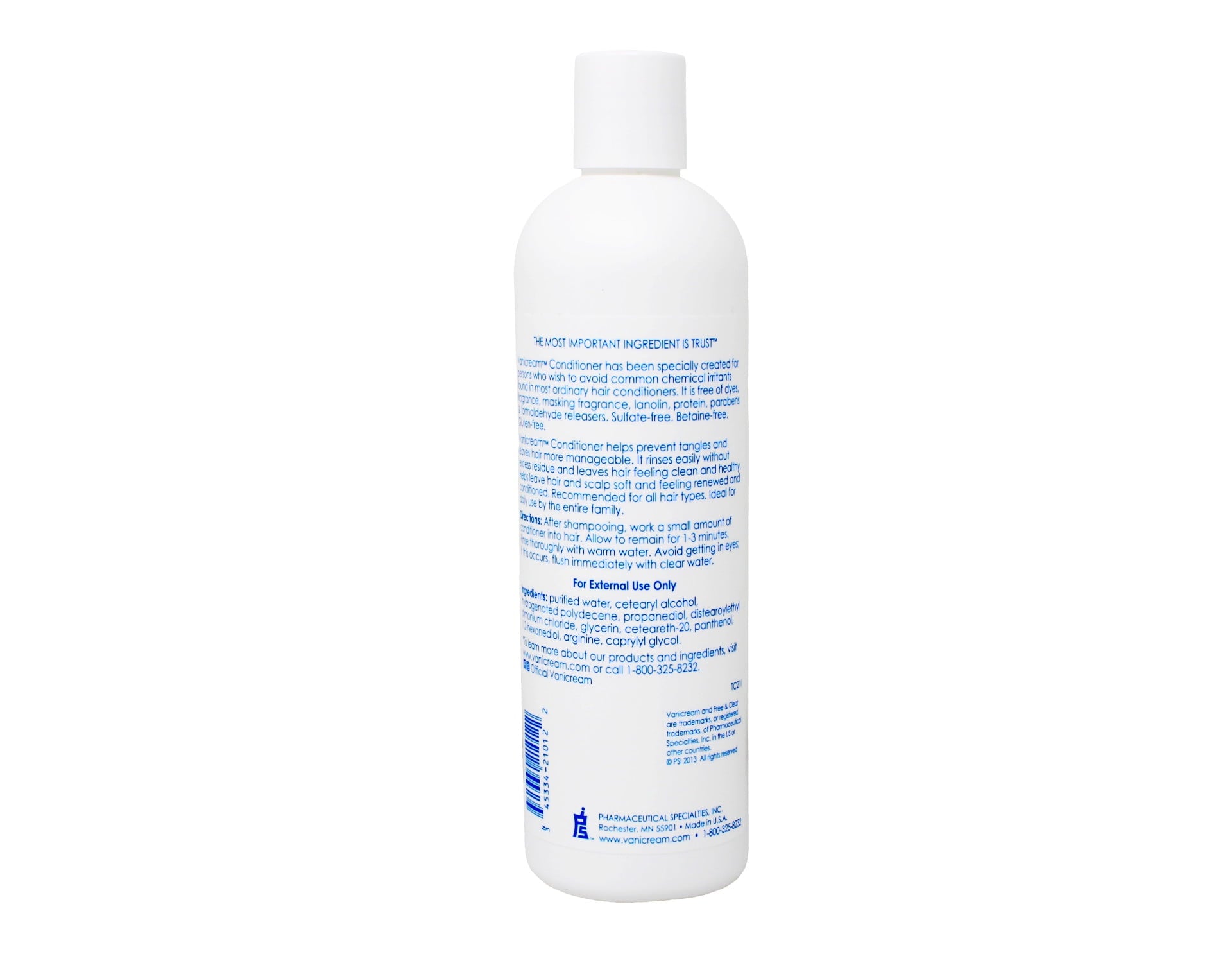 Vanicream Hair Conditioner for Sensitive Skin, 12 fl oz Each