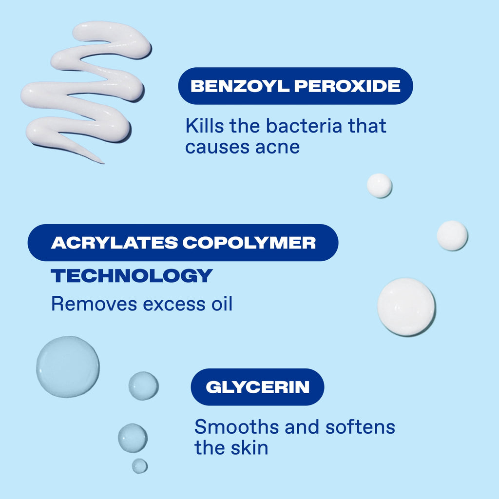 Differin Acne Spot Treatment with 10% Benzoyl Peroxide, Maximum Strength, Fast-Acting, Acne Treatment for Face & Body, 1 oz