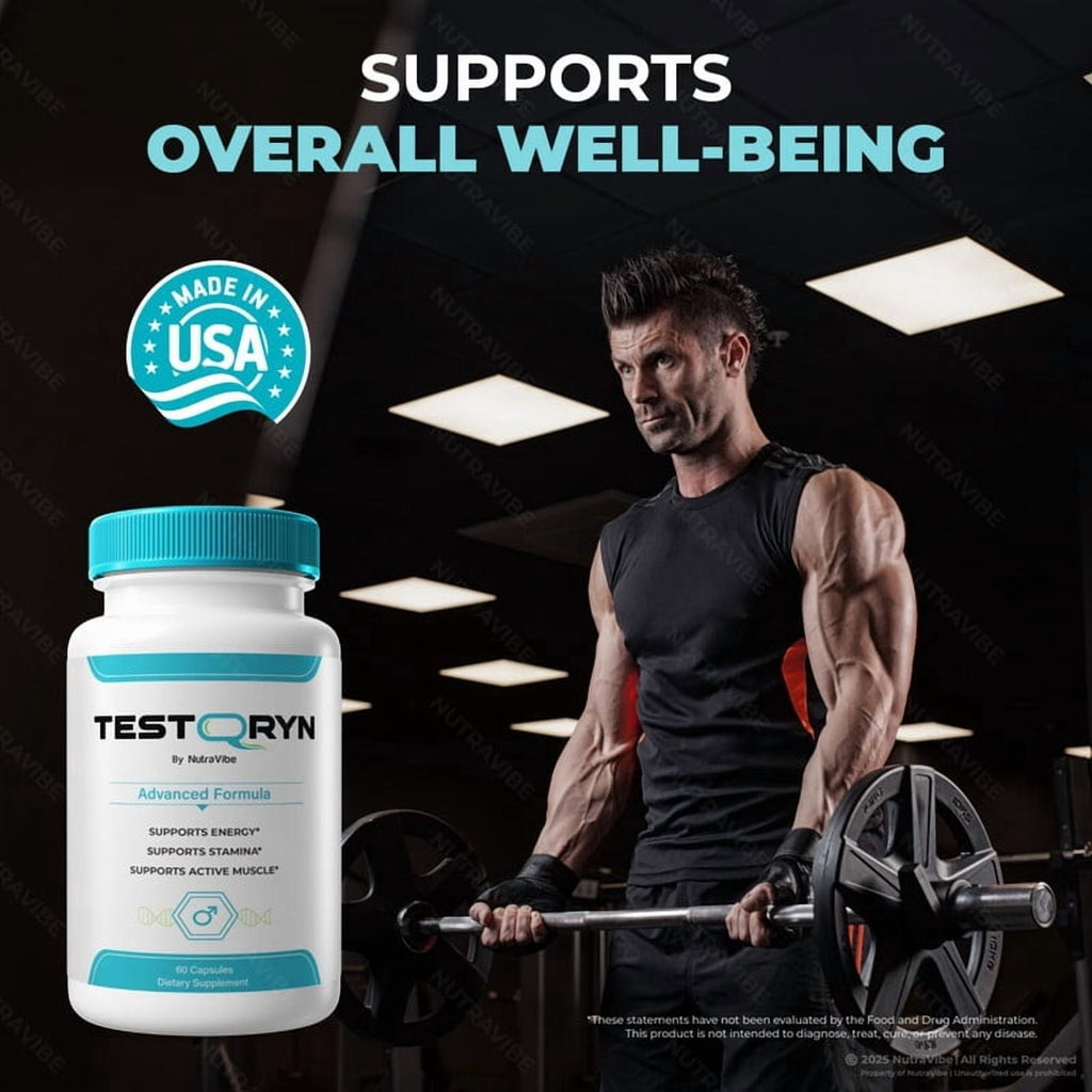(3 Pack) Testoryn – Original Testoryn Capsules with a Natural Daily Blend for Energy & Wellness | Clean, Gentle, Easy-to-Swallow Pills (180 Capsules)