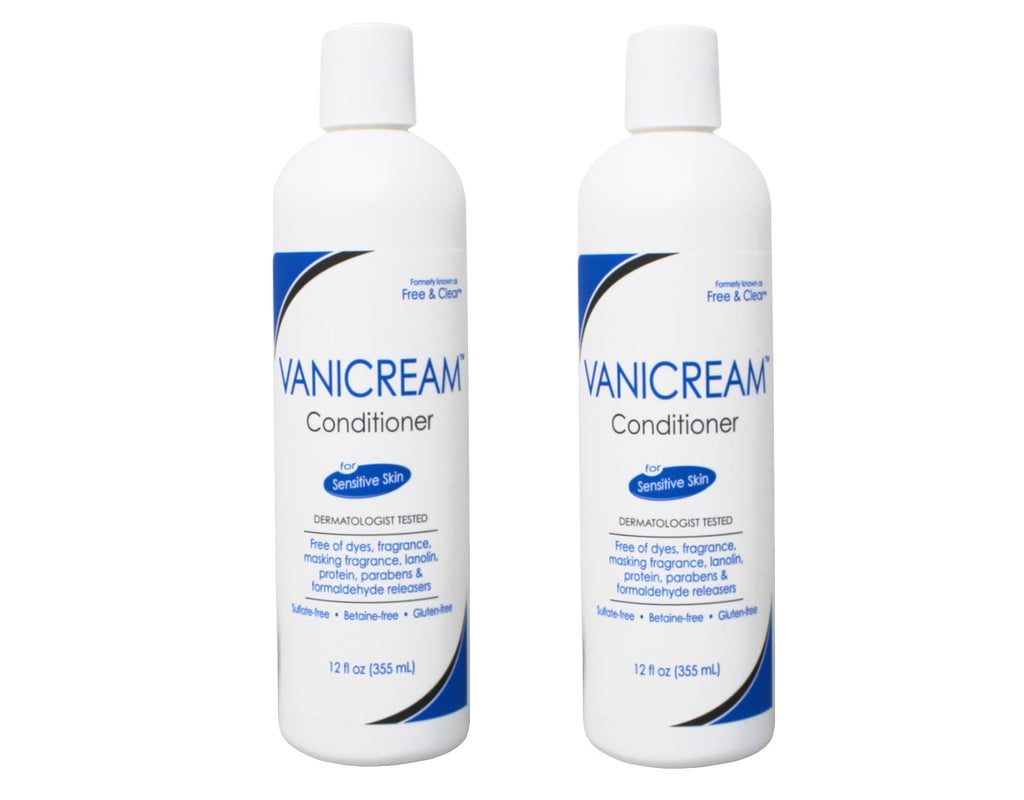 Vanicream Hair Conditioner for Sensitive Skin, 12 FL OZ (Pack of 2)